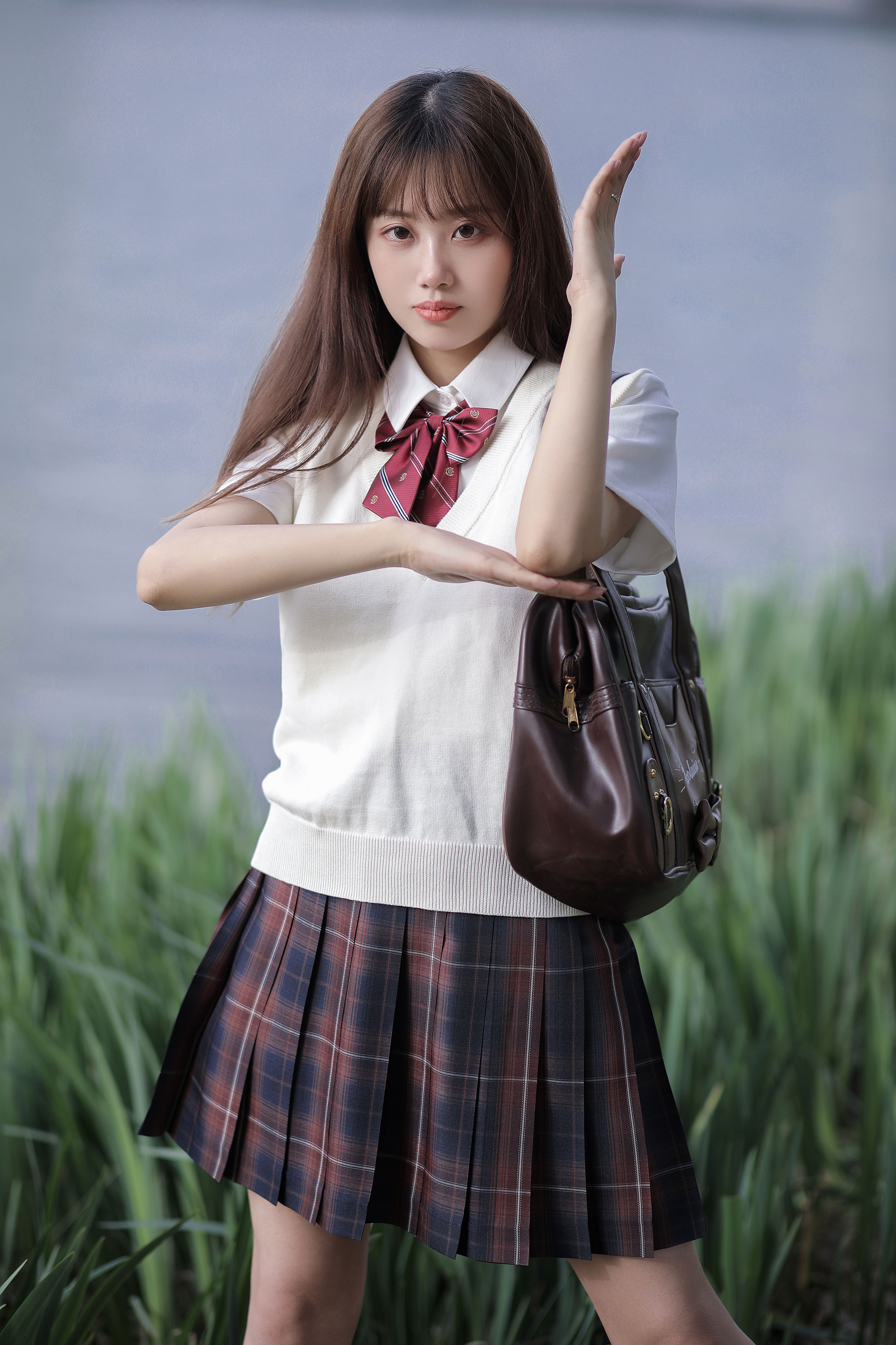 早春里的她