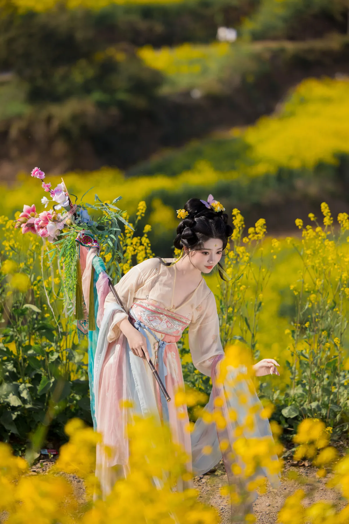 油菜花与少女3