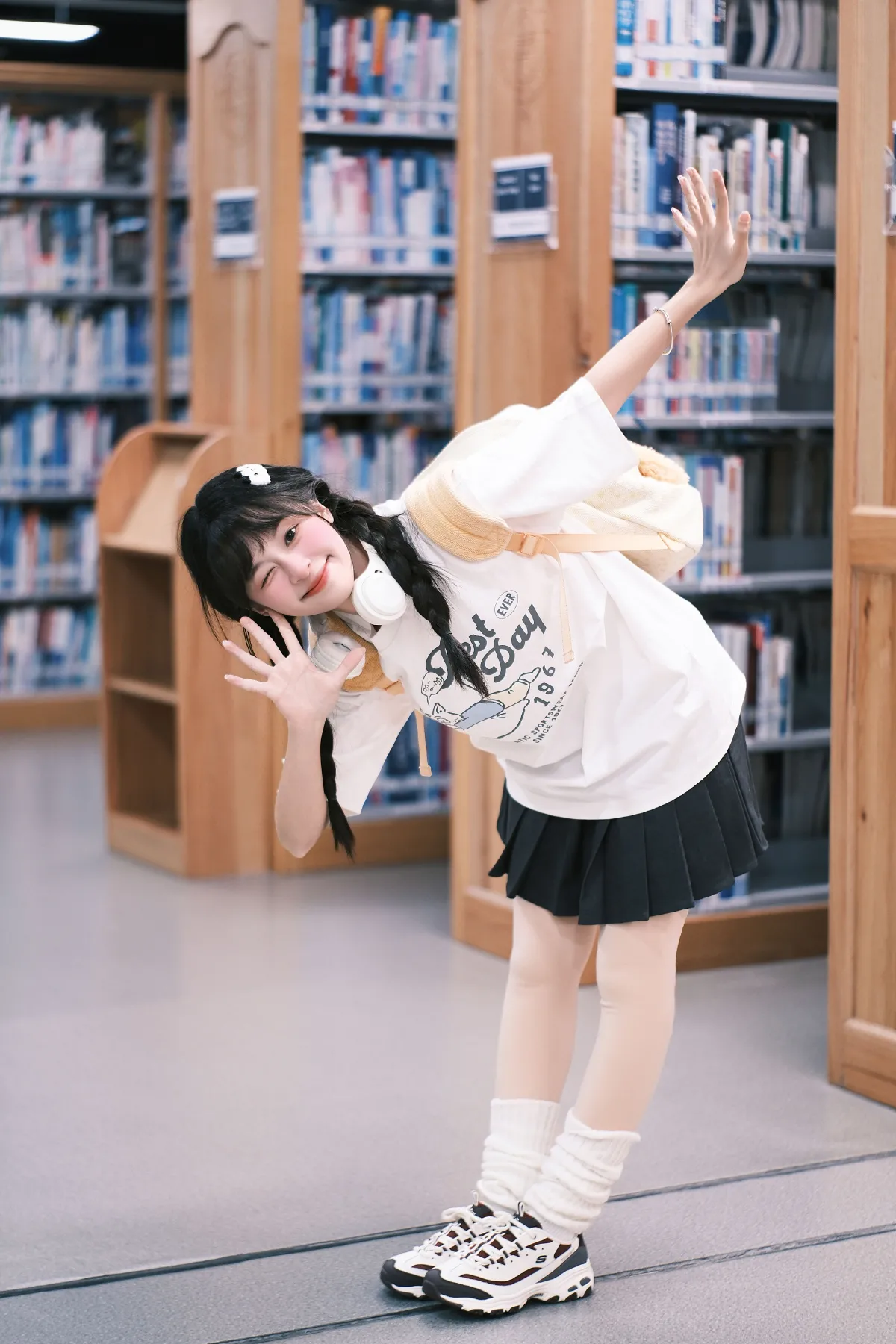 图书馆女孩