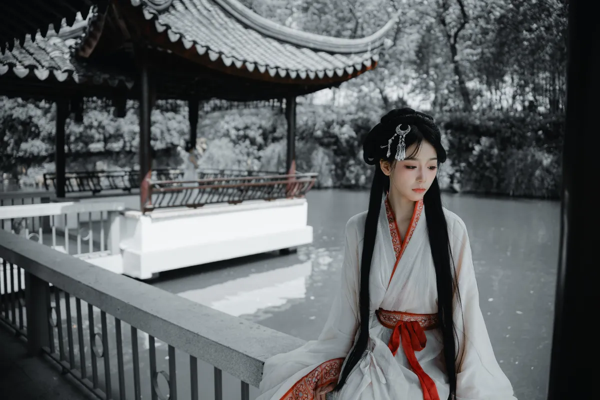 橘子海上_小熊《千年的风-战国袍》美图作品图片2