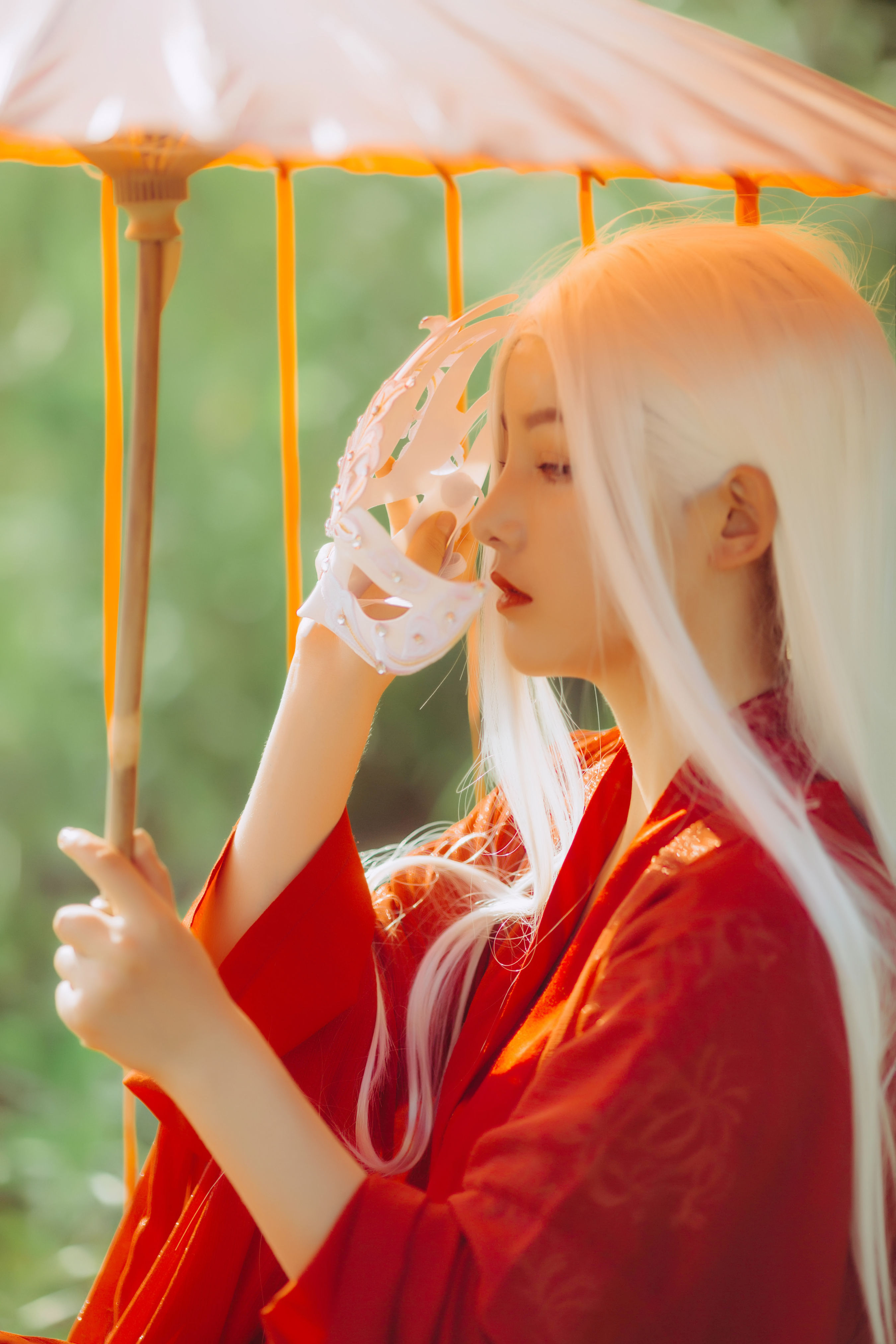 笨笨_彭彭《白发魔女》美图作品图片1