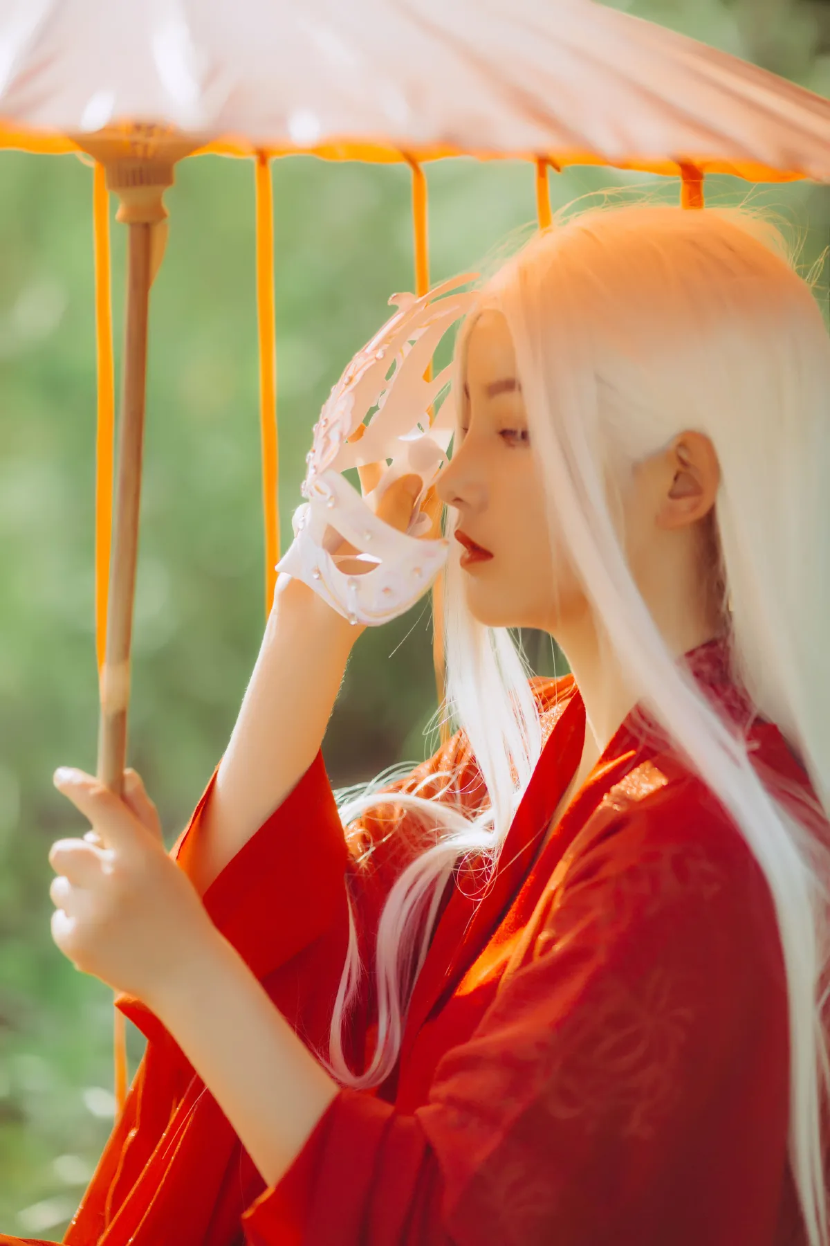 笨笨_彭彭《白发魔女》美图作品图片1