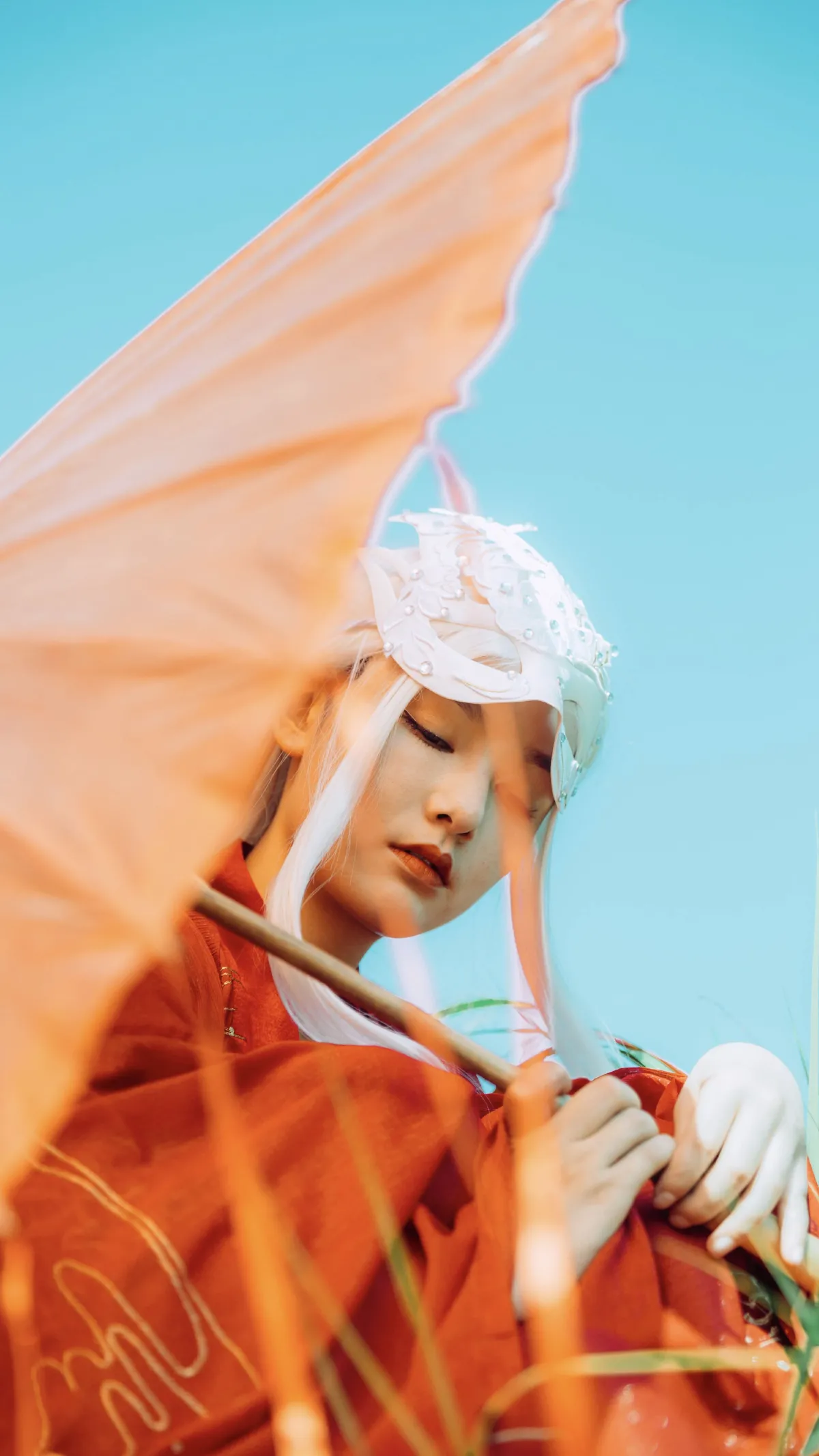 笨笨_彭彭《白发魔女》美图作品图片5