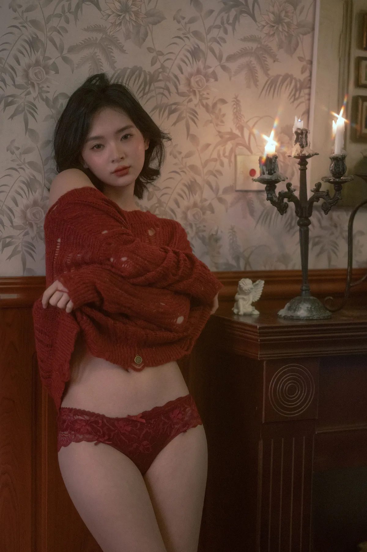 一只小黑王_Nabi.《红色》美图作品图片5
