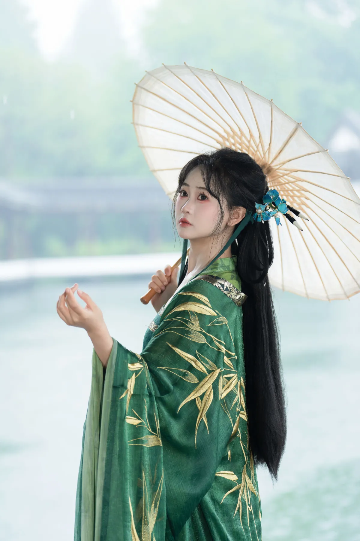 西夏_湫一只岁岁《清冷》美图作品图片1