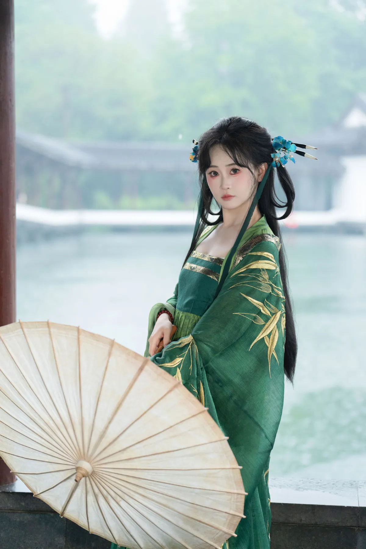 西夏_湫一只岁岁《清冷》美图作品图片2