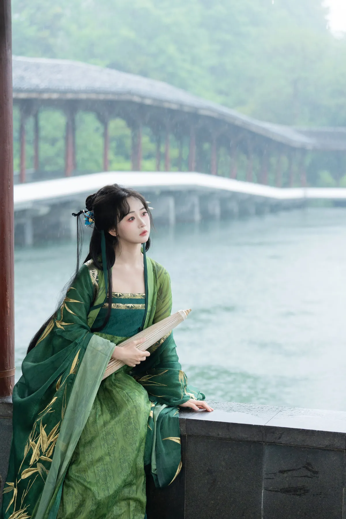 西夏_湫一只岁岁《清冷》美图作品图片4