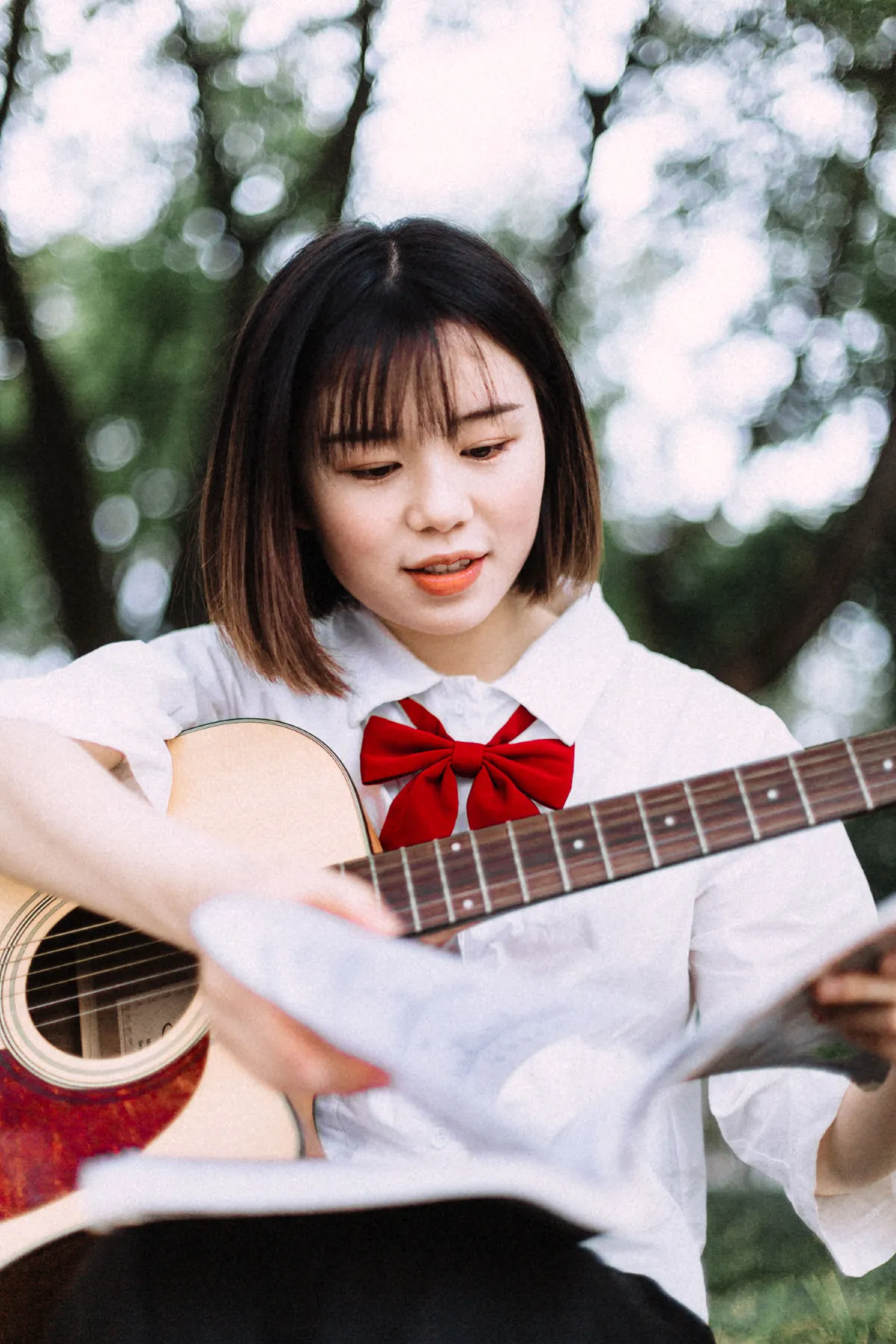 笨笨_鑫鑫《练习》美图作品图片1