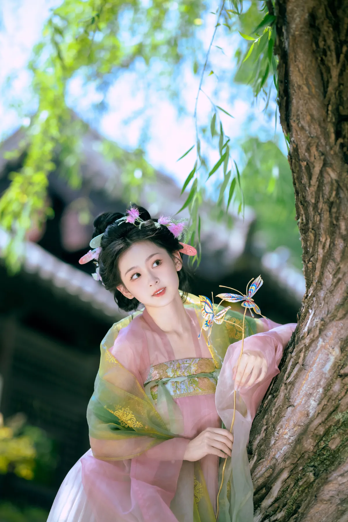 扶卮_甜心芽芽《初夏游园记》美图作品图片3