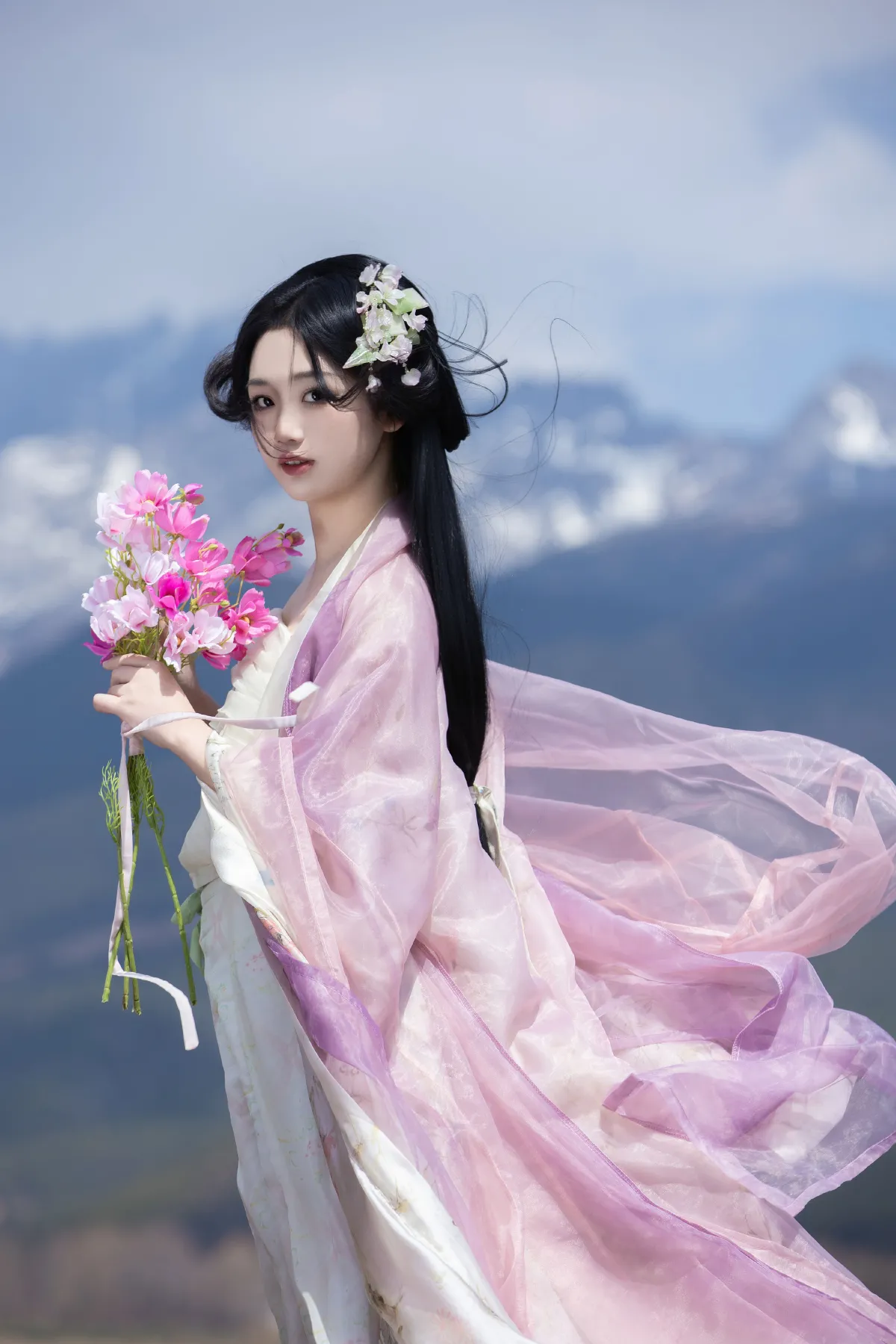 沉诗思_晚江亭《眉间雪》美图作品图片5