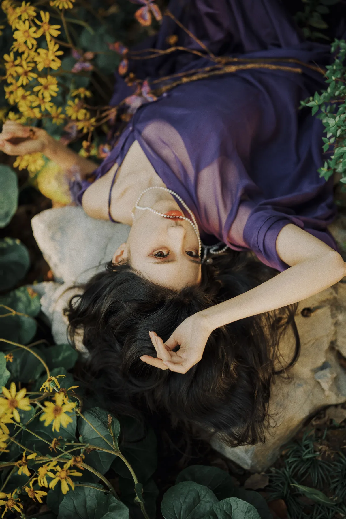 万锦其_当初叫人家小田田《紫》美图作品图片5