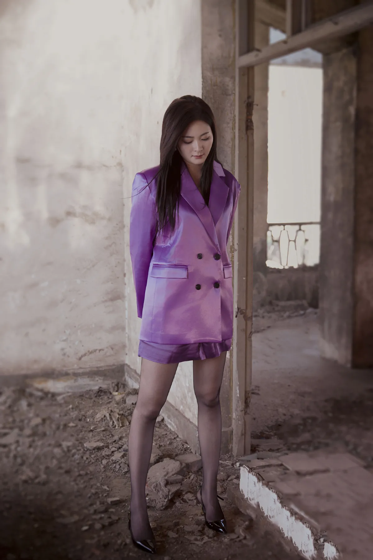 马可MACO_蓉儿《Purple》美图作品图片4