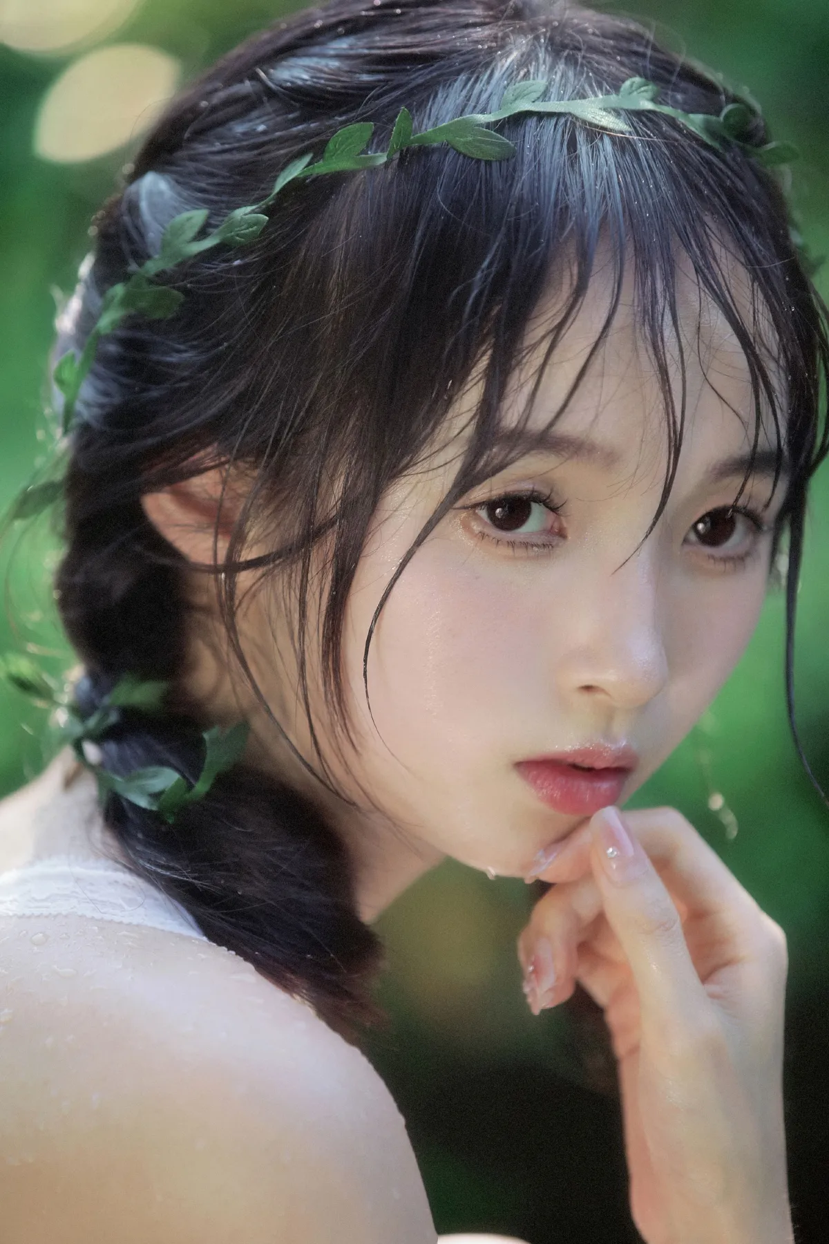 溜花梨_乌堆少女《潮湿的夏》美图作品图片2