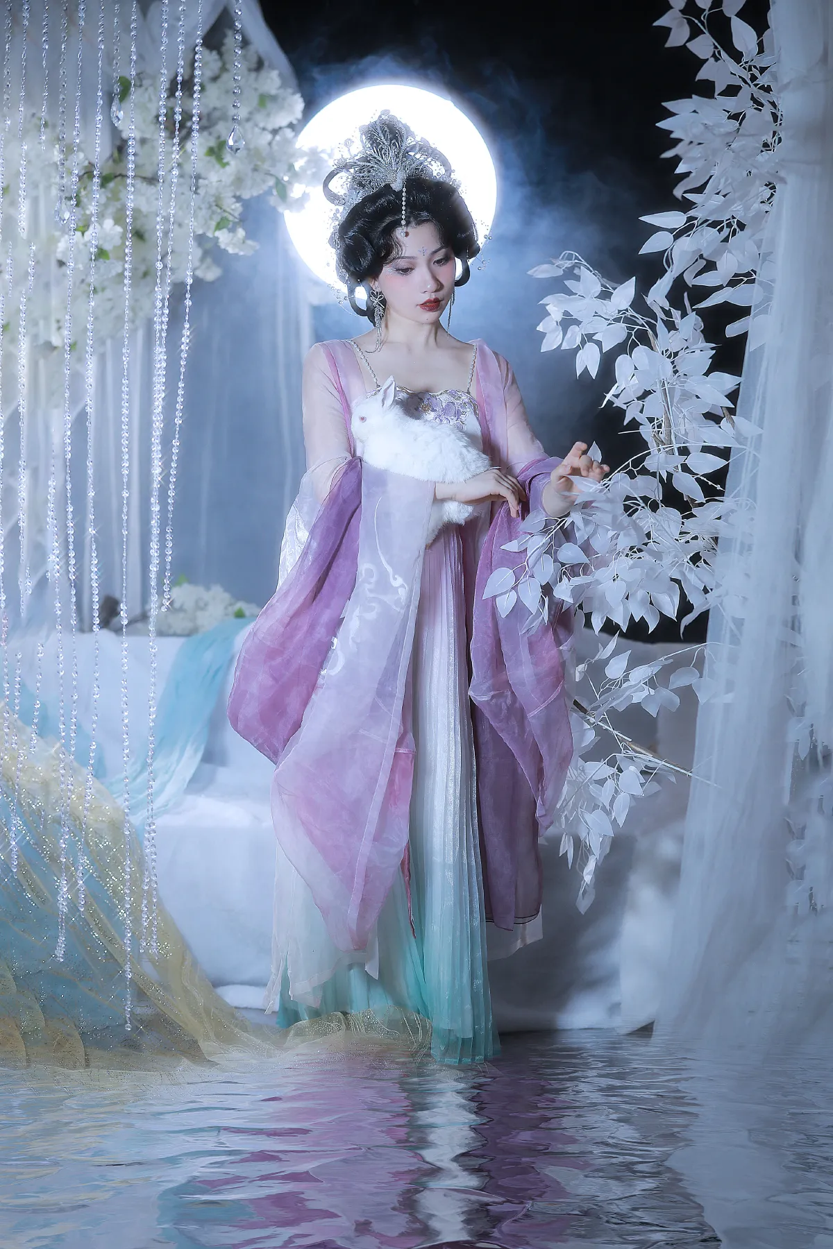 越路_阿冥《嫦娥仙子》美图作品图片2