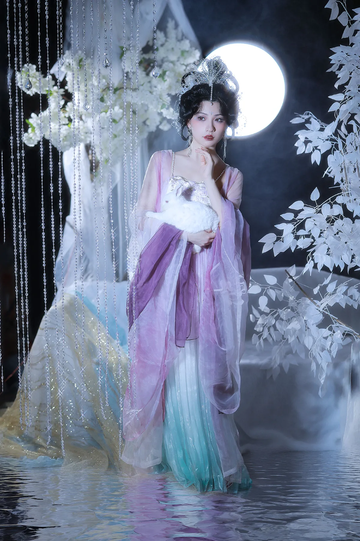 越路_阿冥《嫦娥仙子》美图作品图片4