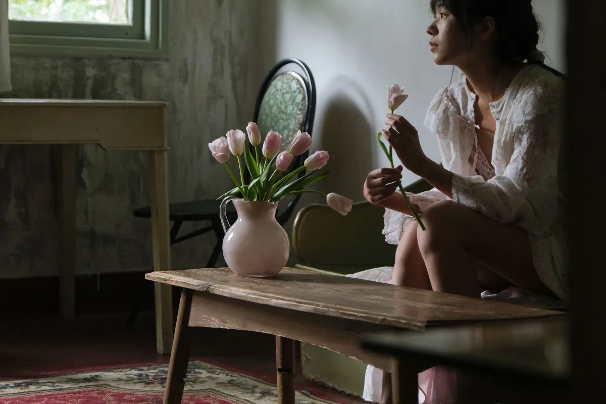 九万里_悠然《花蕊》美图作品图片5