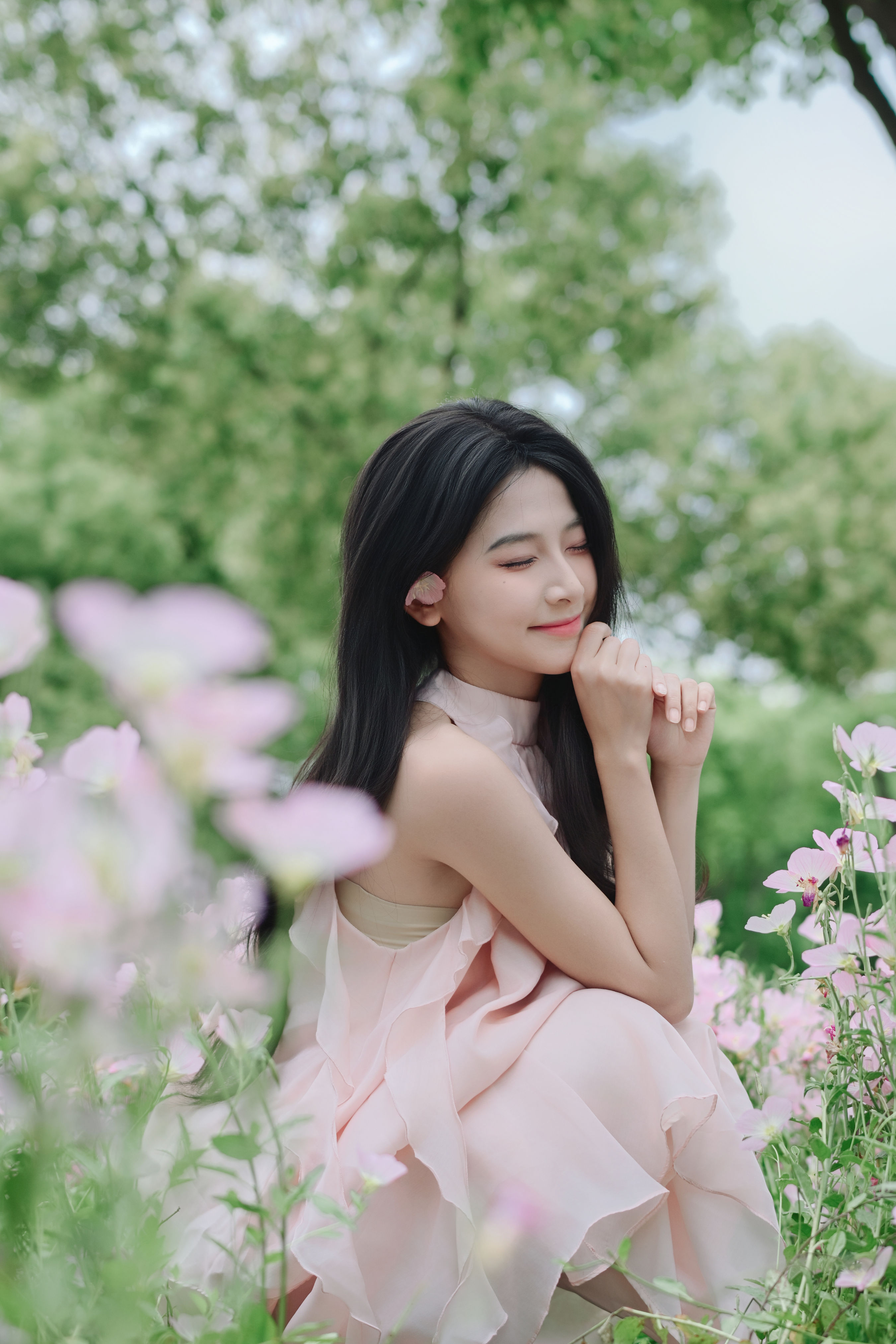 芥茉_鸭鸭《月见草花海》美图作品图片1
