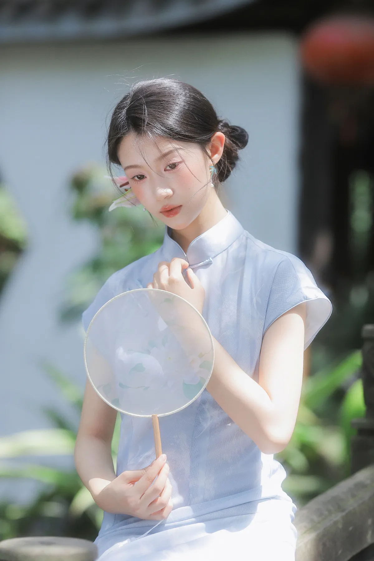 薄荷糖_铜萱柒《她是一朵清丽的百合花》美图作品图片4