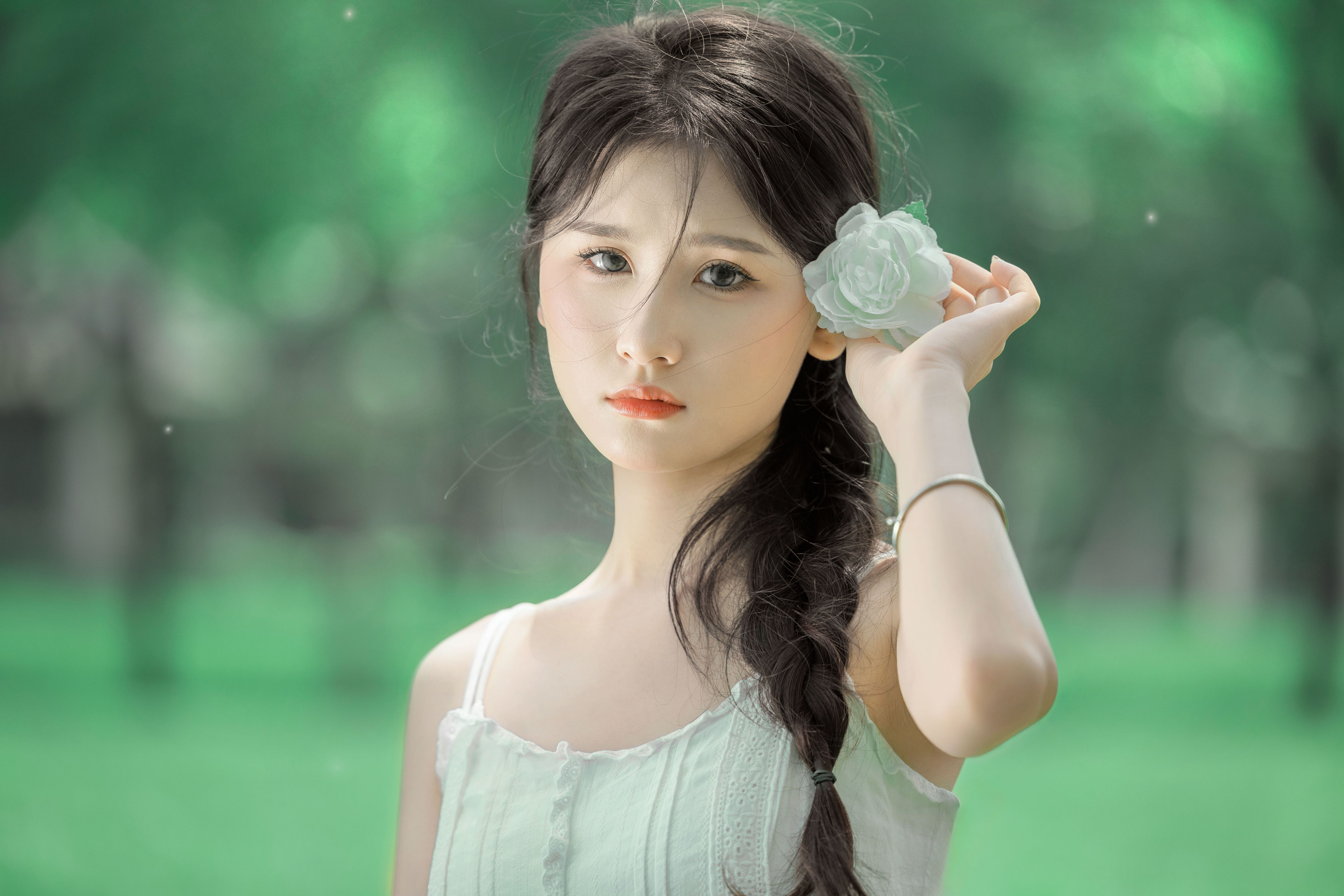 小果林_采桑子《青青草坪》美图作品图片1