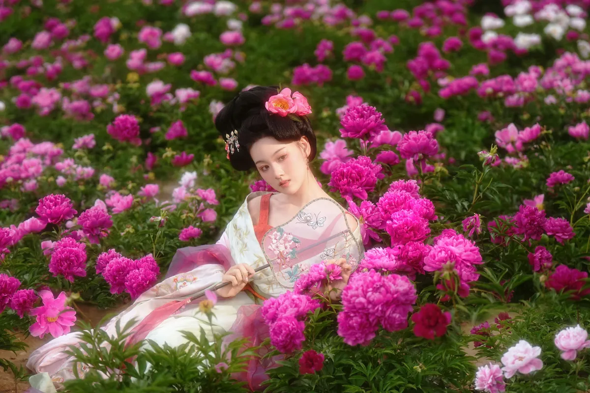 摄影师桐子_荔枝小耶《芍药花海》美图作品图片3