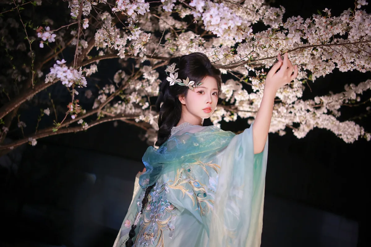 樱花与少女