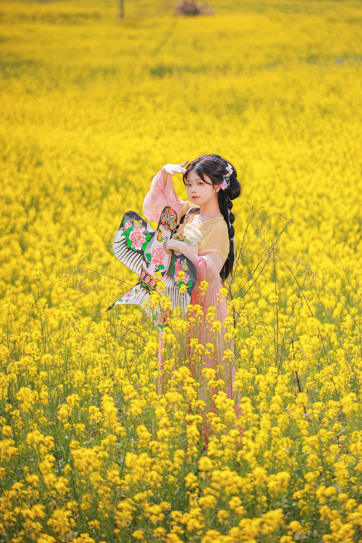 一姐_肥肥《油菜花田》美图作品图片4
