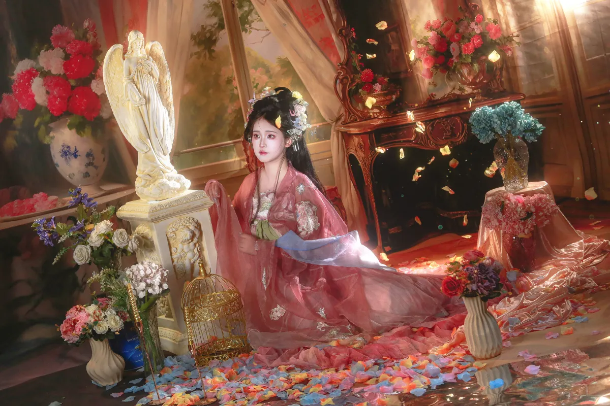 一姐_肥牛《油画少女》美图作品图片1