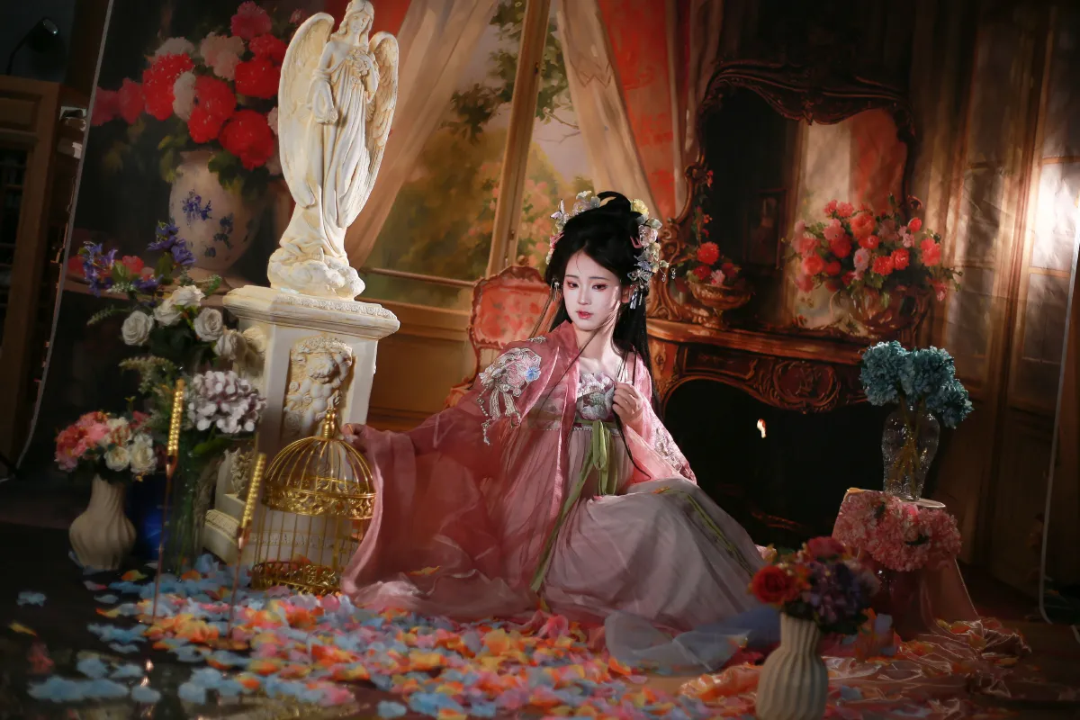 一姐_肥牛《油画少女》美图作品图片4