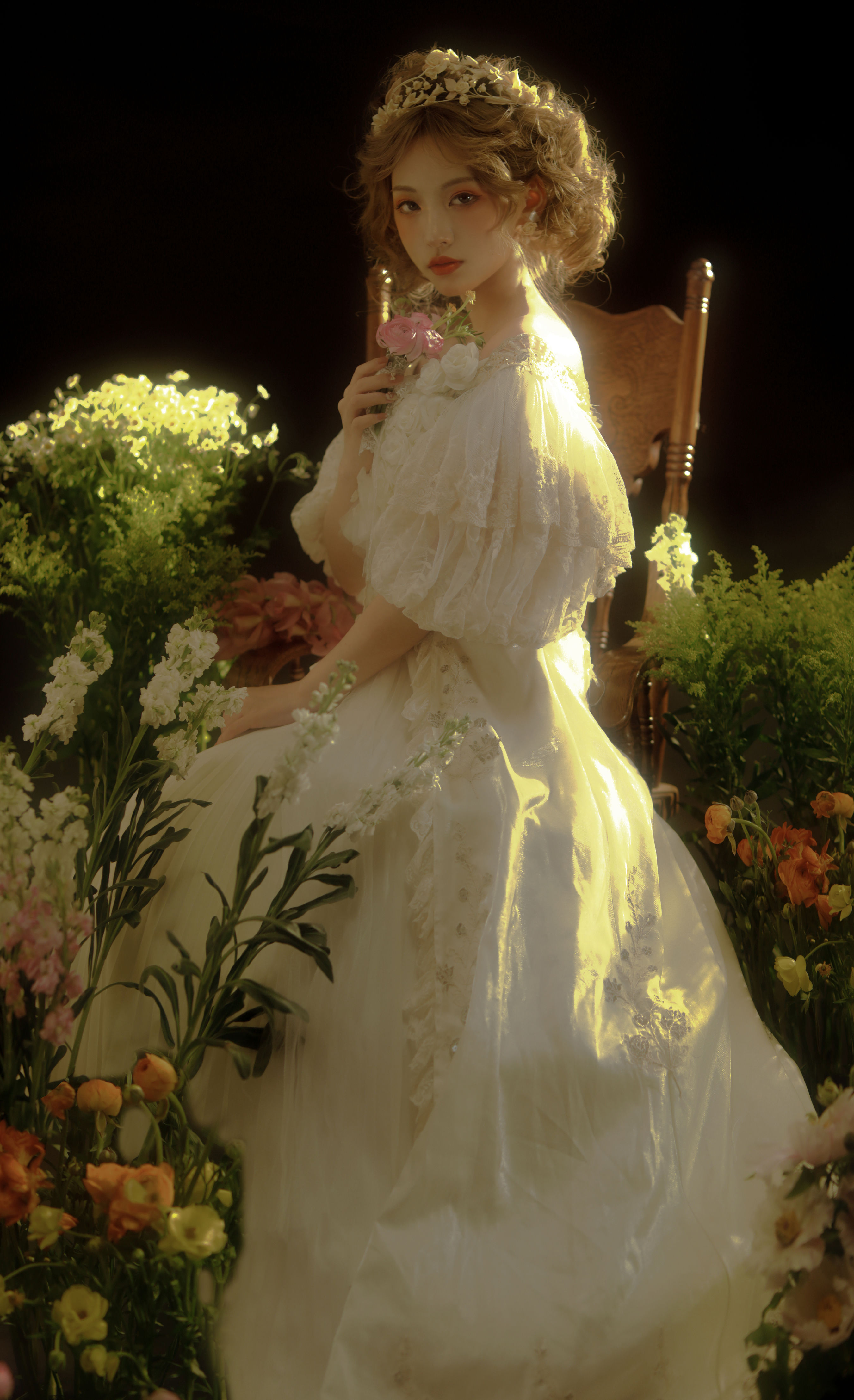 甜汐_洋芋《美惠女神》美图作品图片1