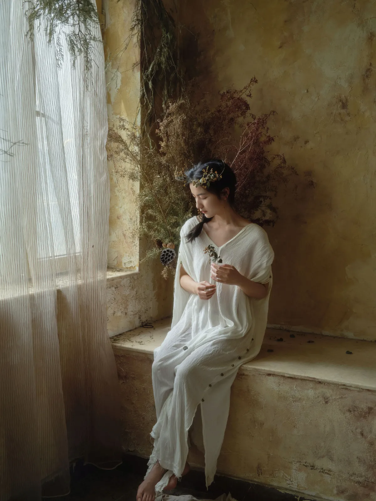 油画少女1