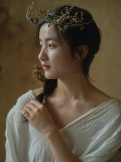油画少女