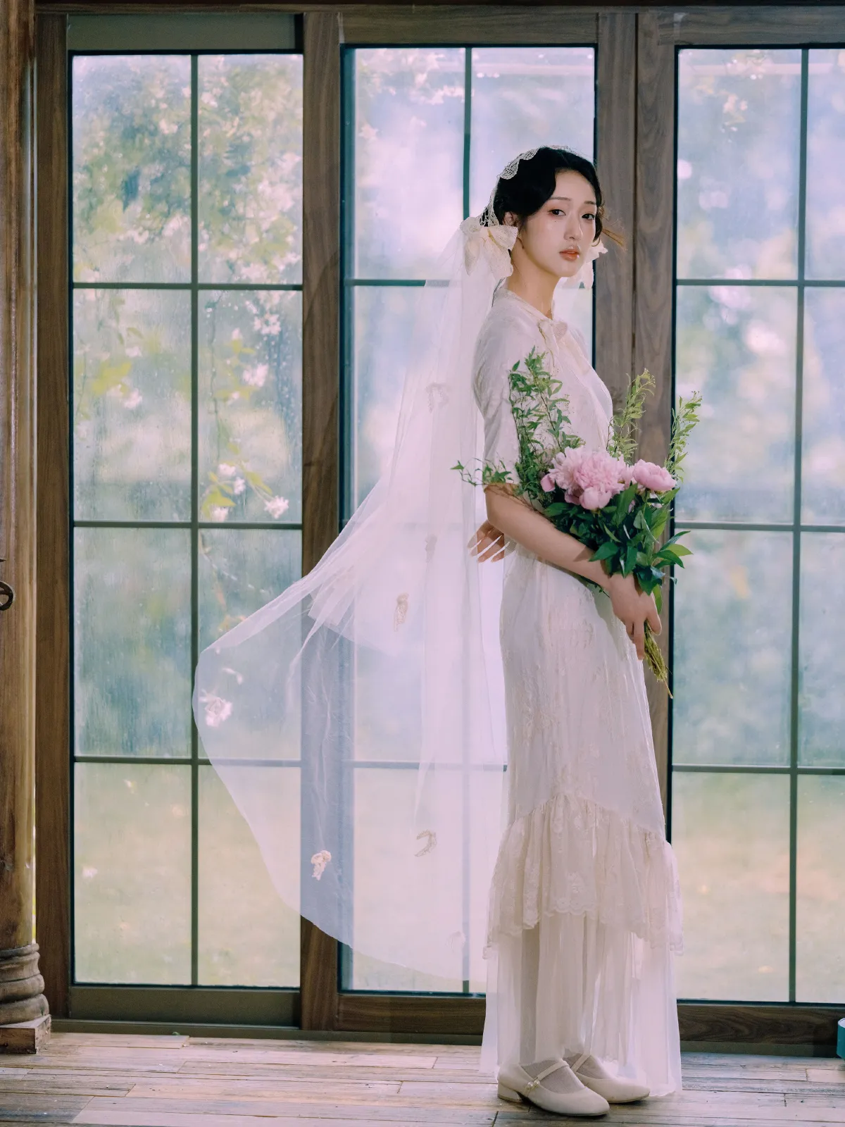 甜汐_梦《婚纱旗袍》美图作品图片5