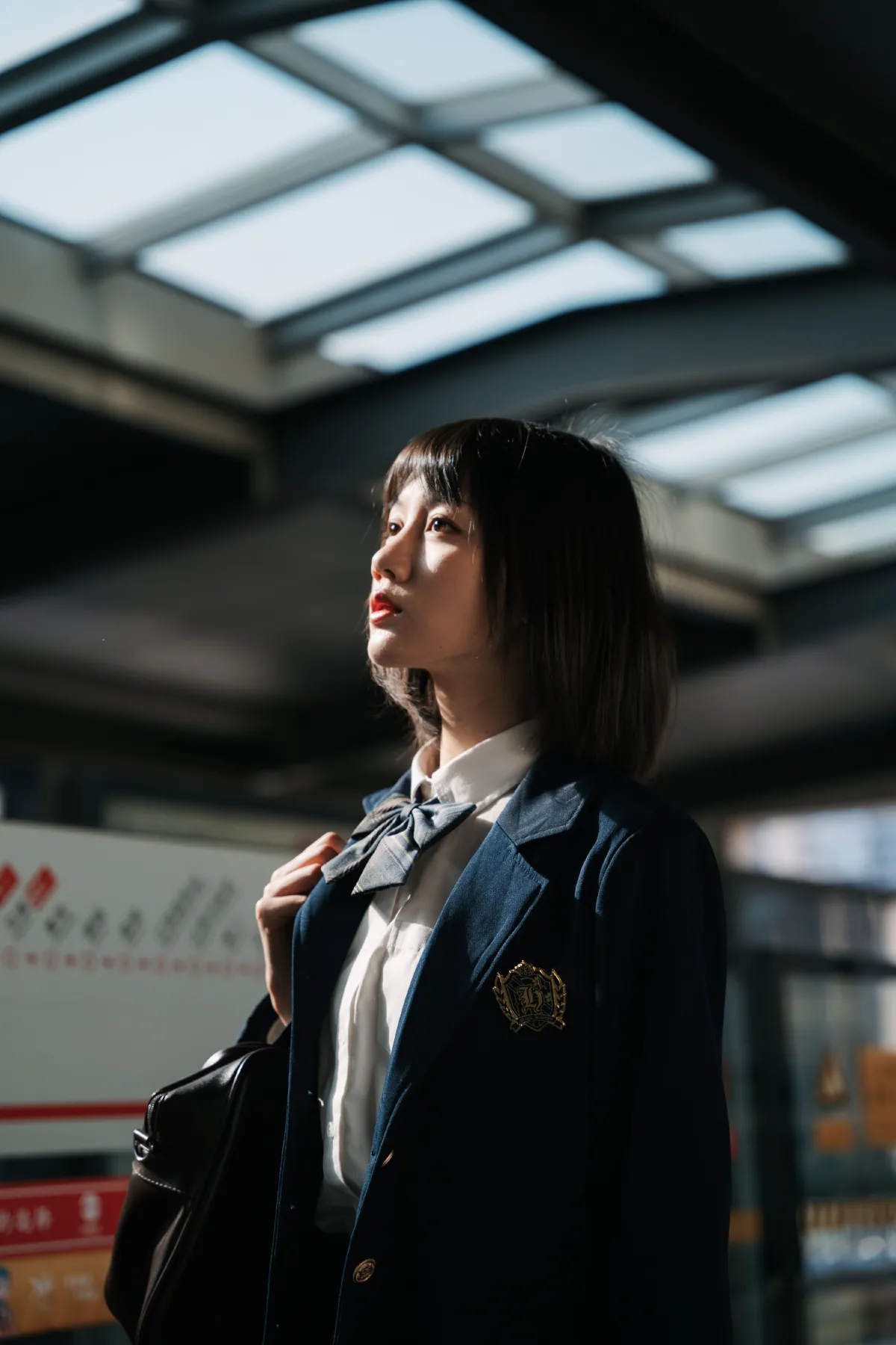 电影感日系地铁人像4