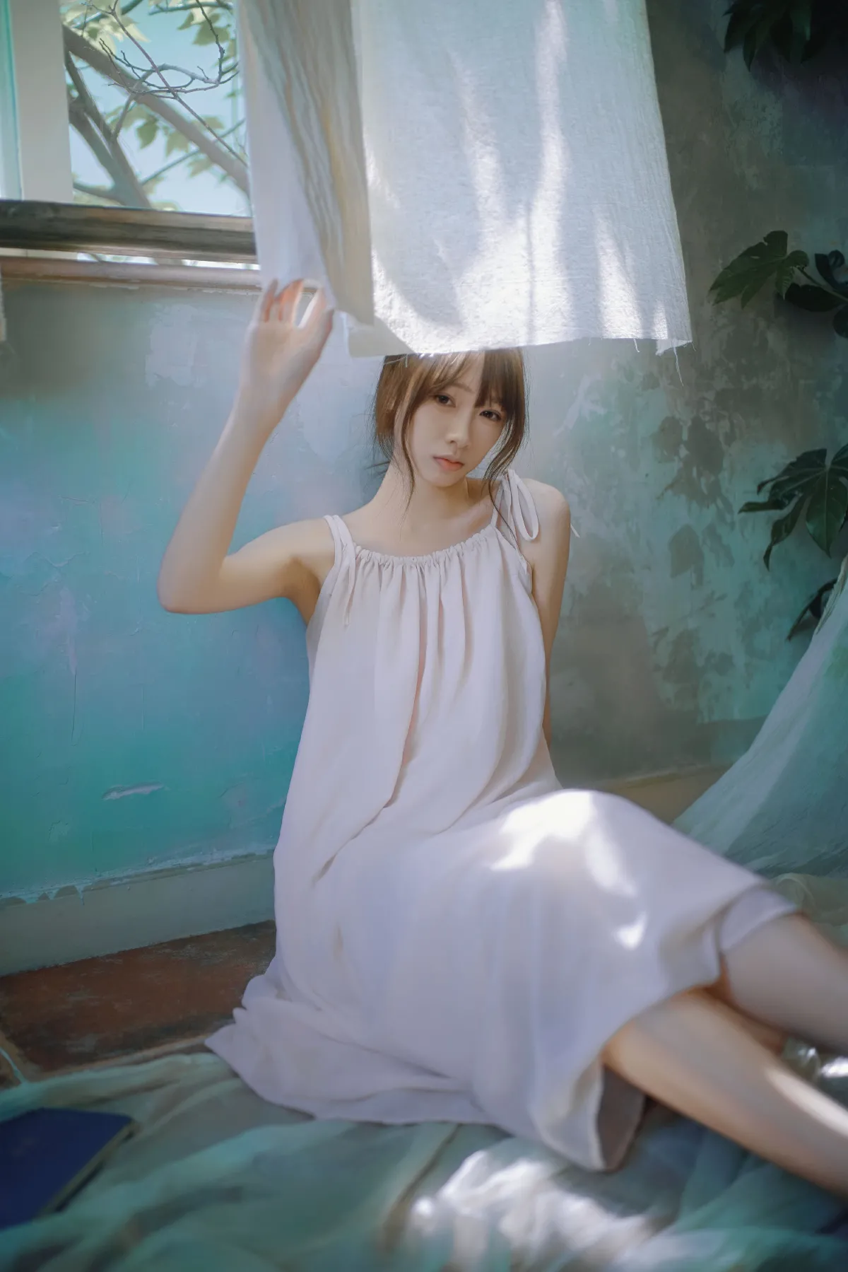 Tommy汤面_看不清小桂《粉裙少女，海韵柔光》美图作品图片4