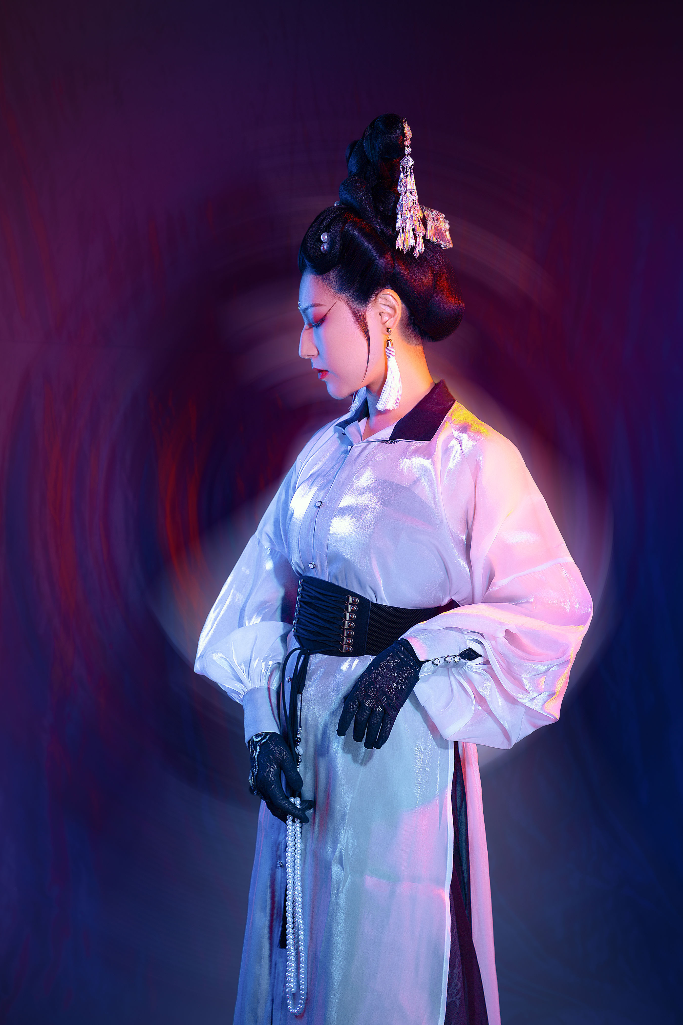 破晓X_小悦悦《赛博朋克》美图作品图片1