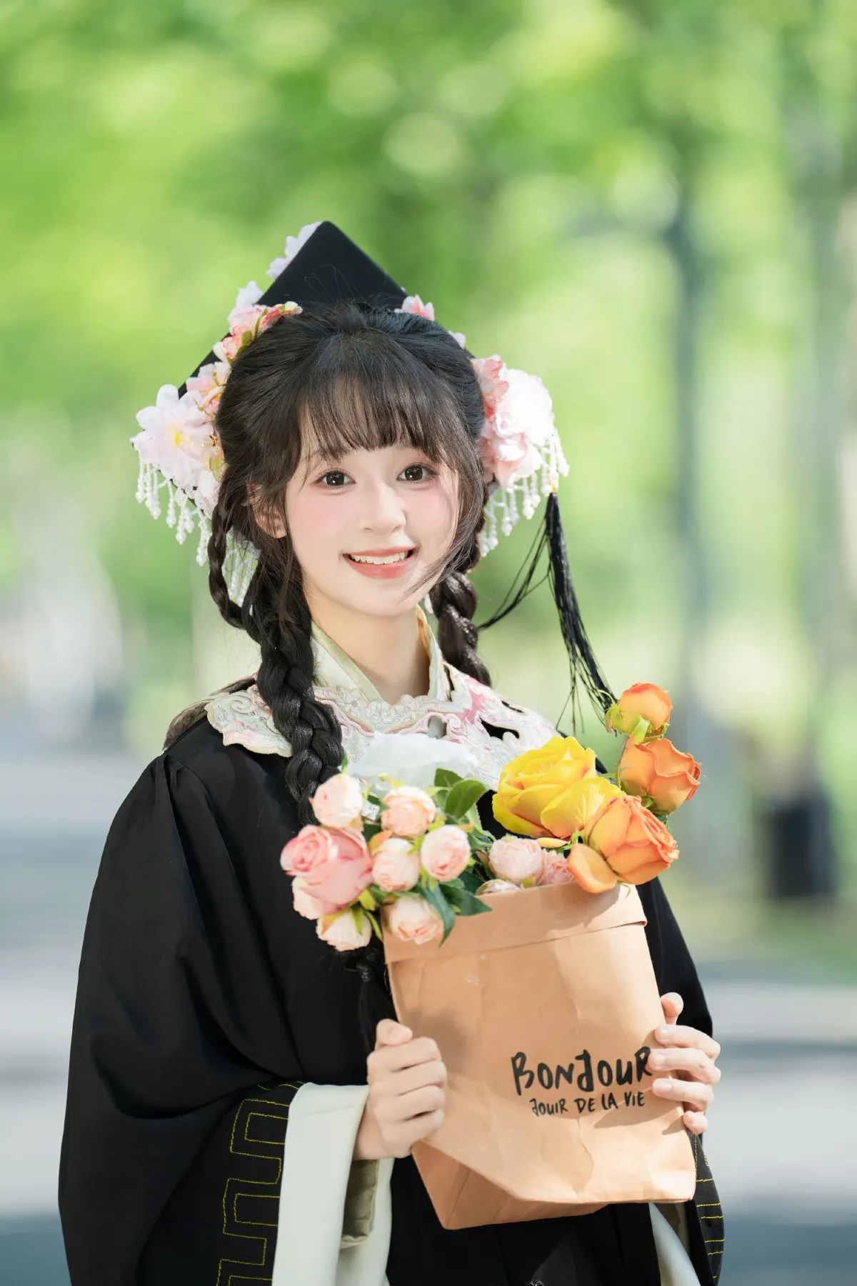 西夏_夏芋小年《簪花学士服》美图作品图片1