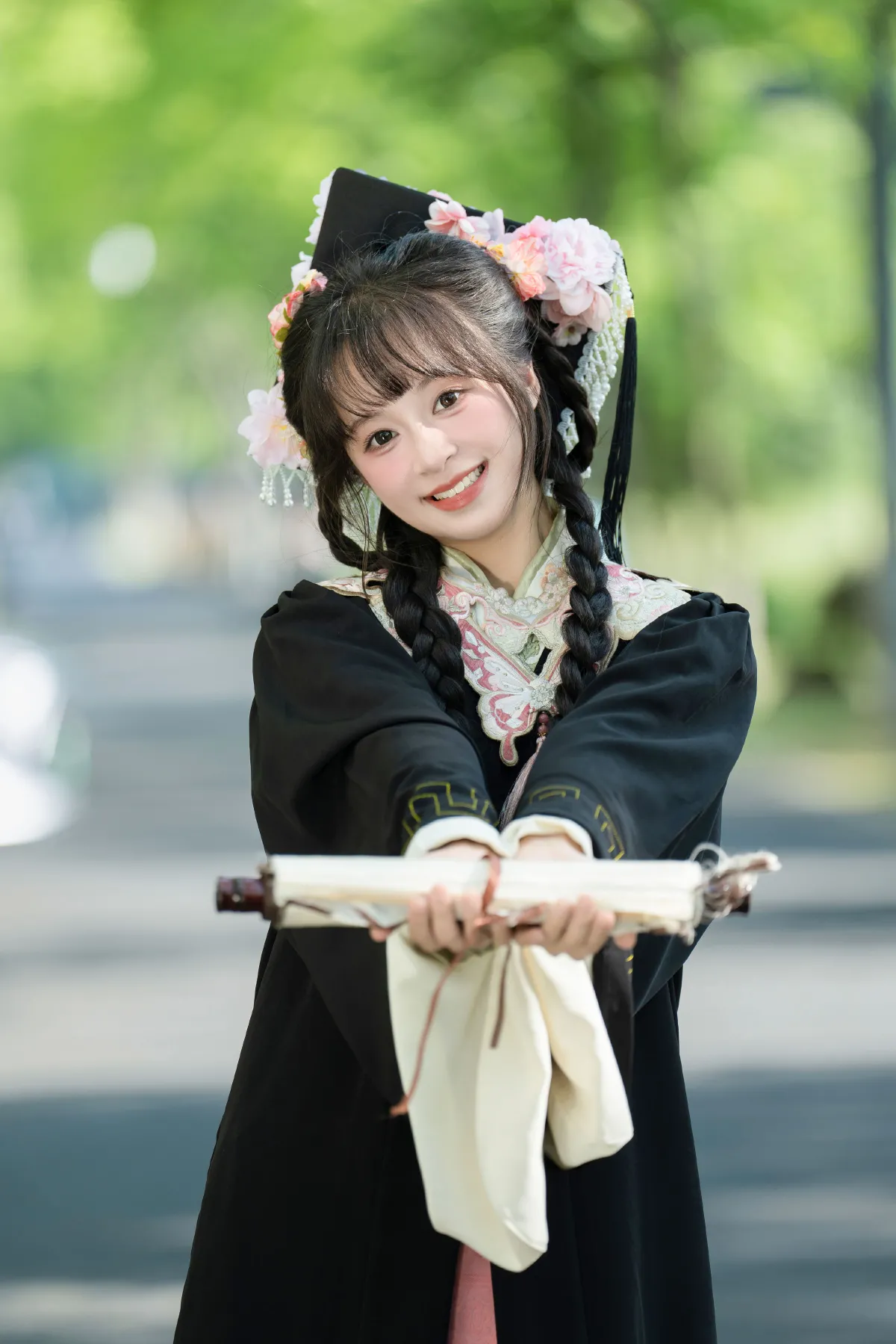 西夏_夏芋小年《簪花学士服》美图作品图片3