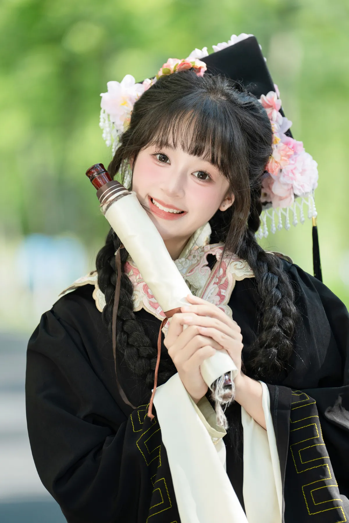 西夏_夏芋小年《簪花学士服》美图作品图片5