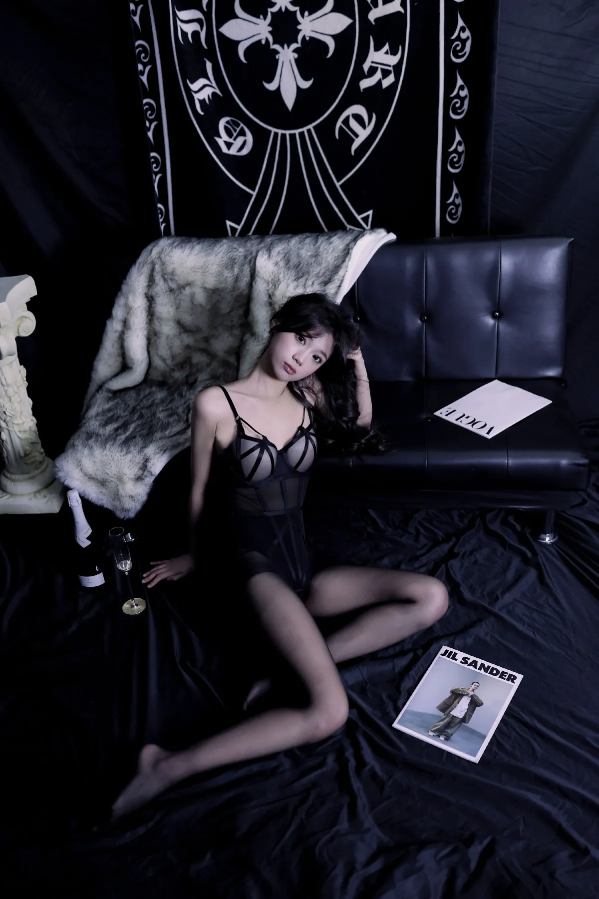 叁玖_懒懒《黑咖啡》美图作品图片4