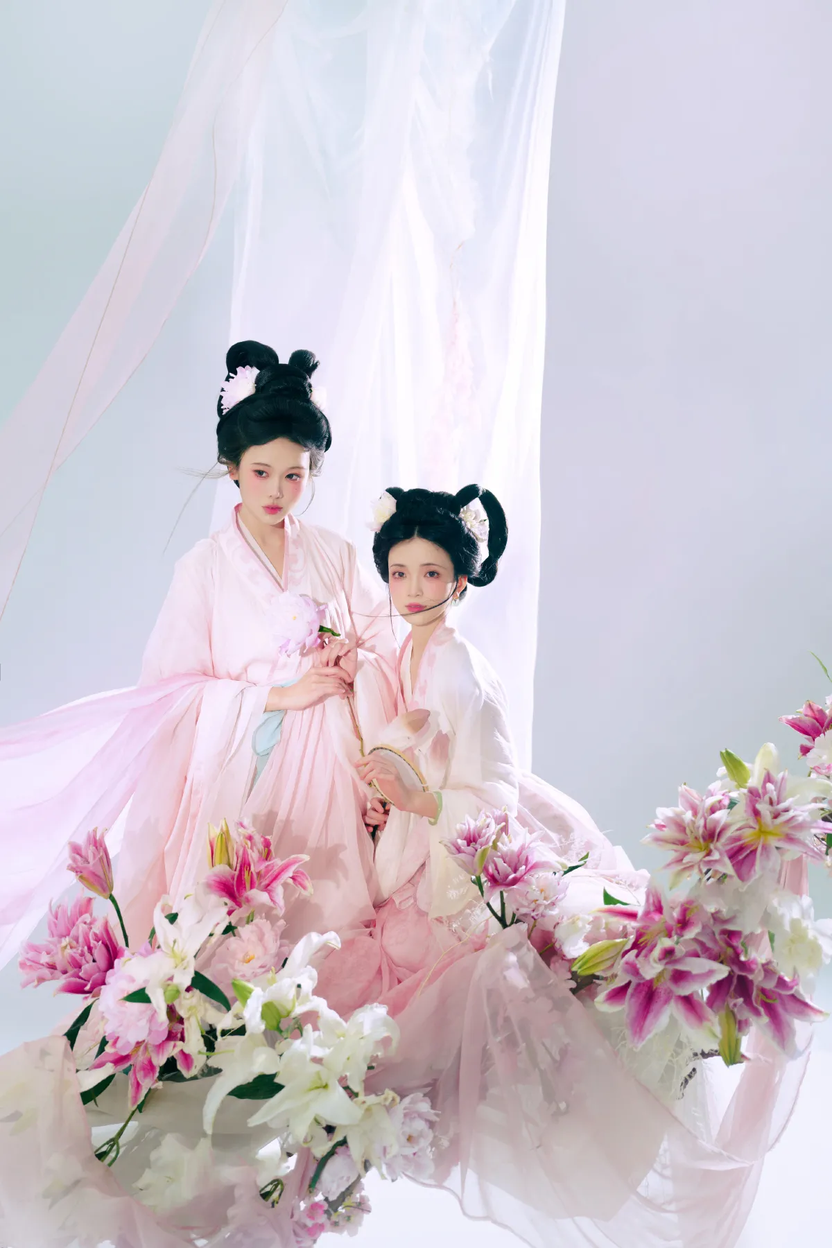 扶卮_桃迟_苔源《美人如花隔云端》美图作品图片3