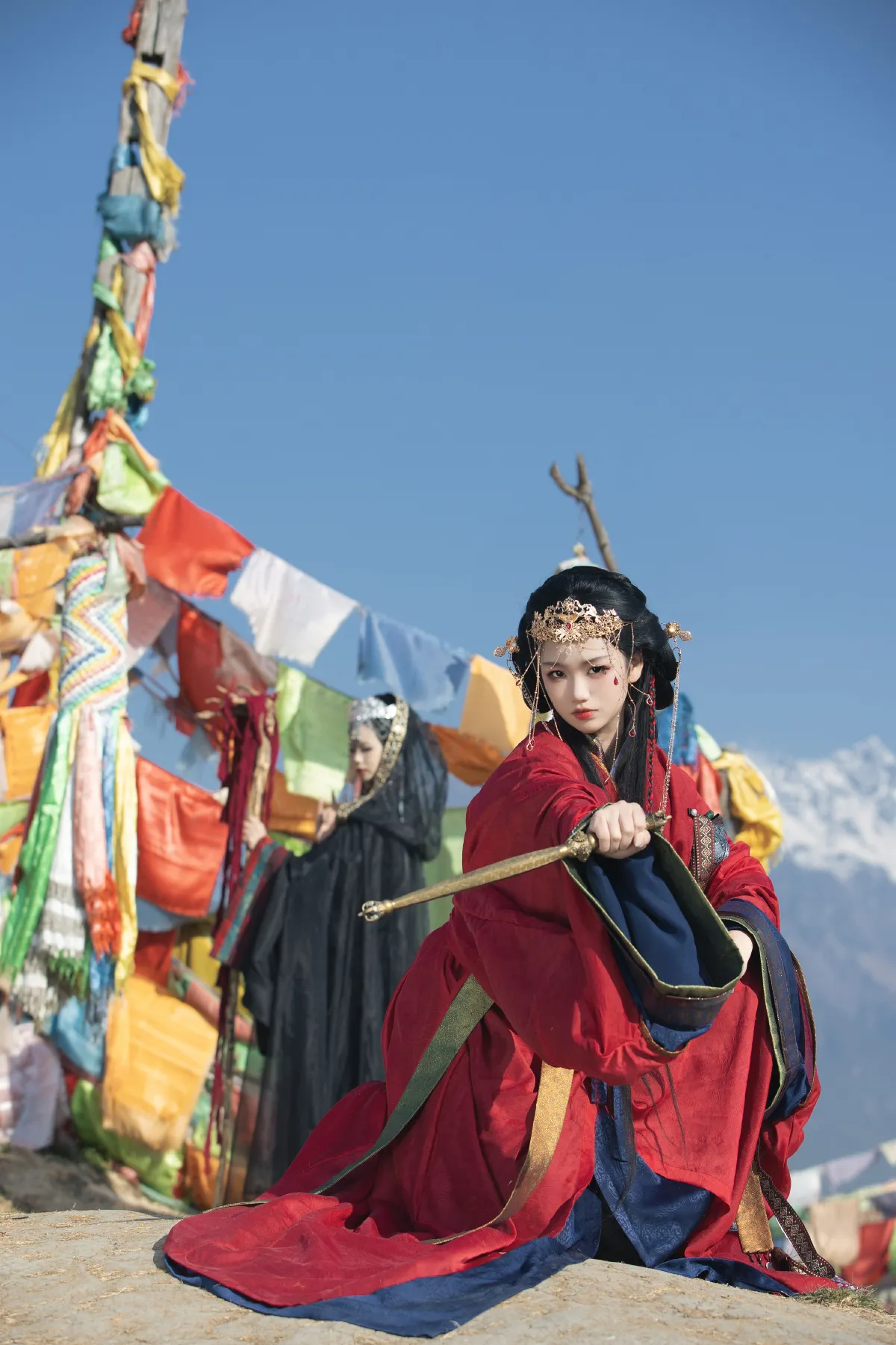 沉诗思_晚晚_晚江亭《双生萨满》美图作品图片4
