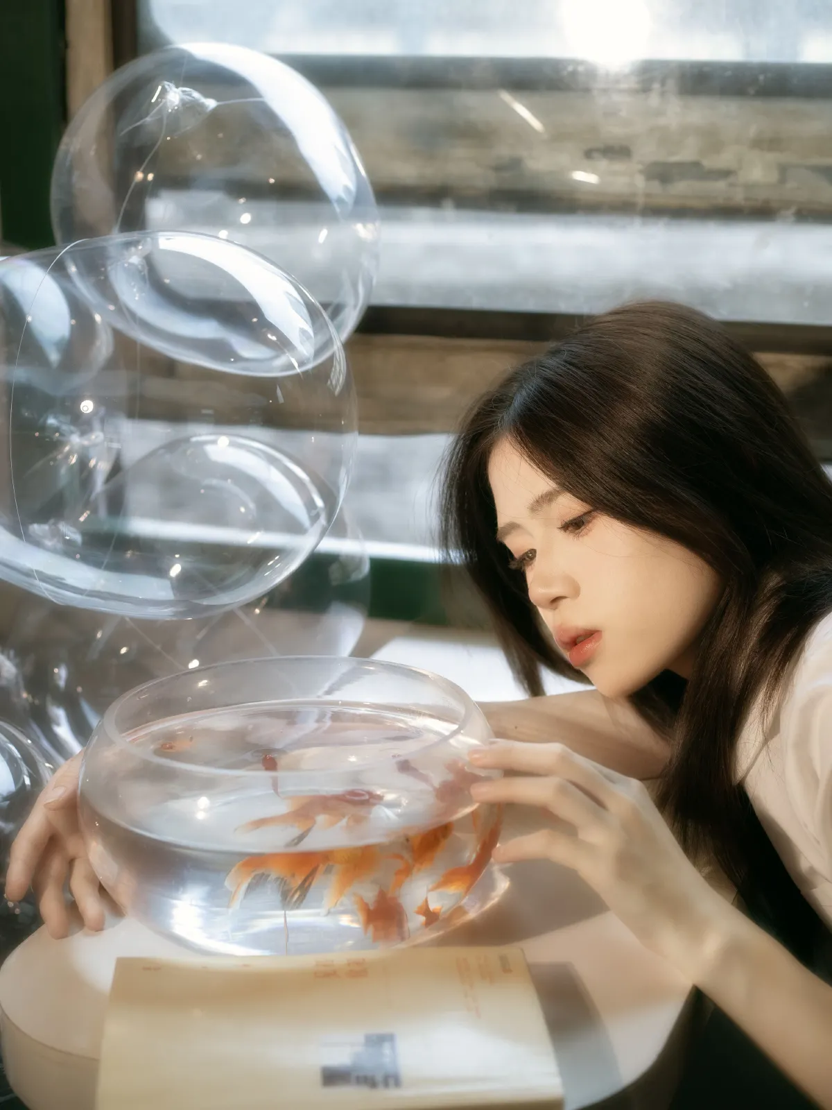 穆木林林_一粒金豆子《绿皮火车波波球》美图作品图片2