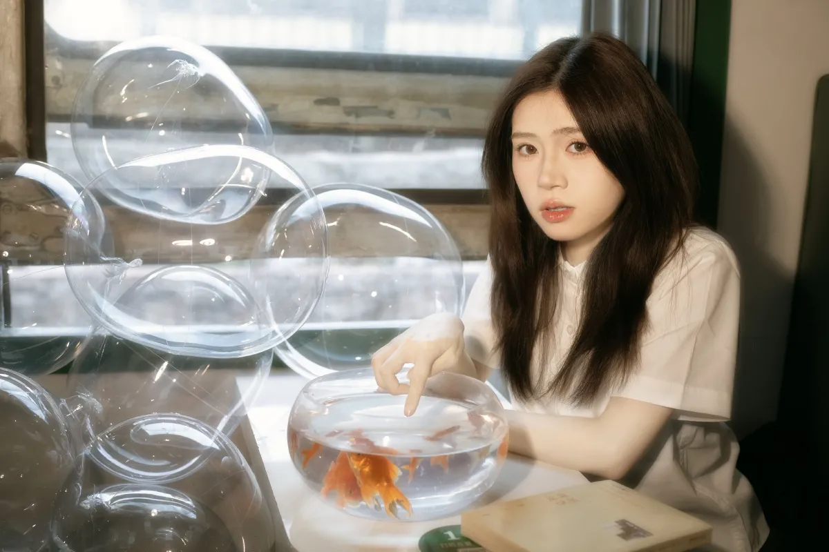 穆木林林_一粒金豆子《绿皮火车波波球》美图作品图片5