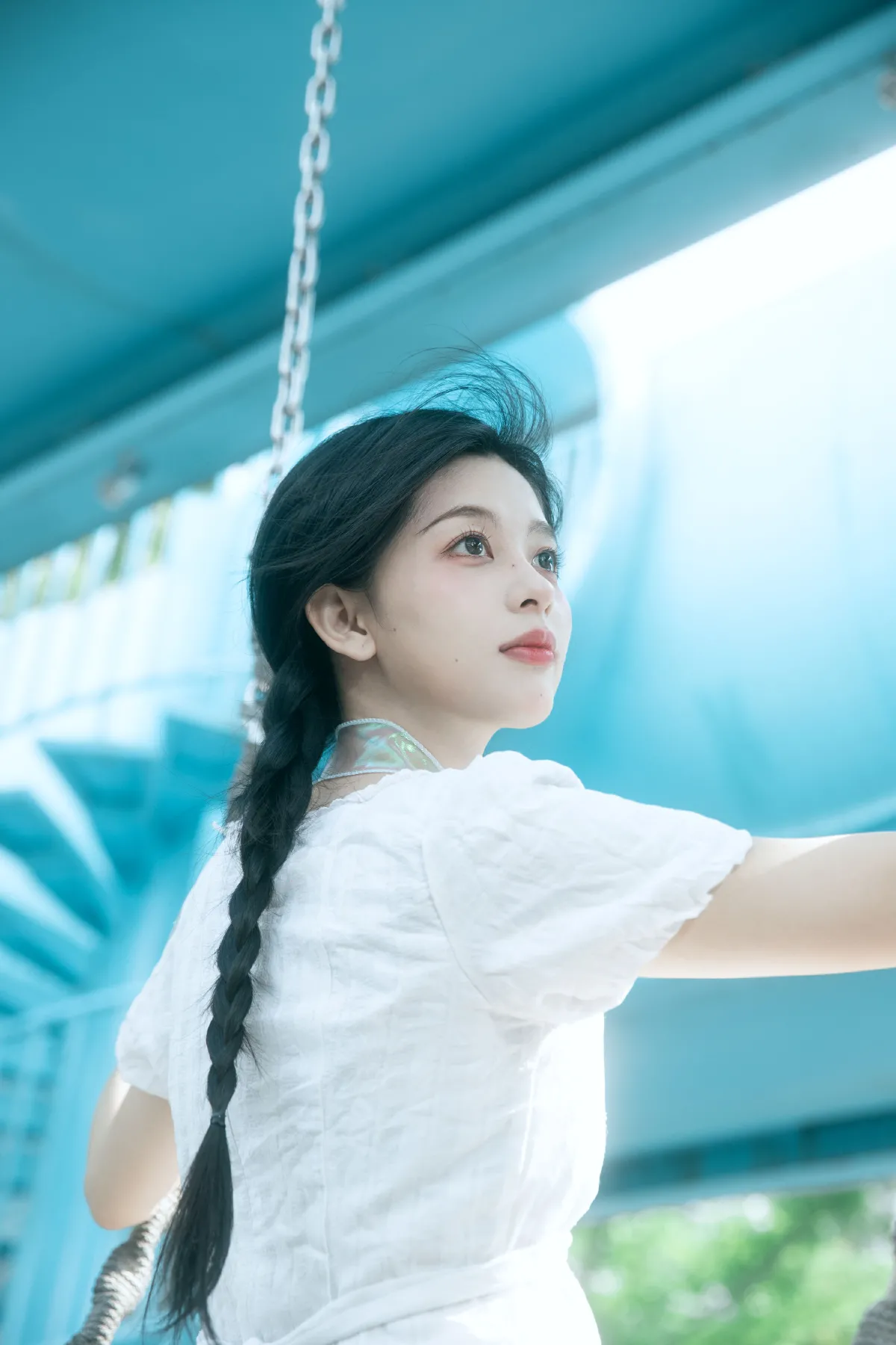 穆木林林_Cookie_《误入一场梦幻的蓝色秘境》美图作品图片3