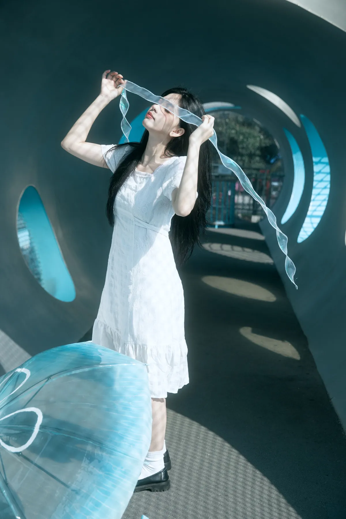 穆木林林_Cookie_《误入一场梦幻的蓝色秘境》美图作品图片5