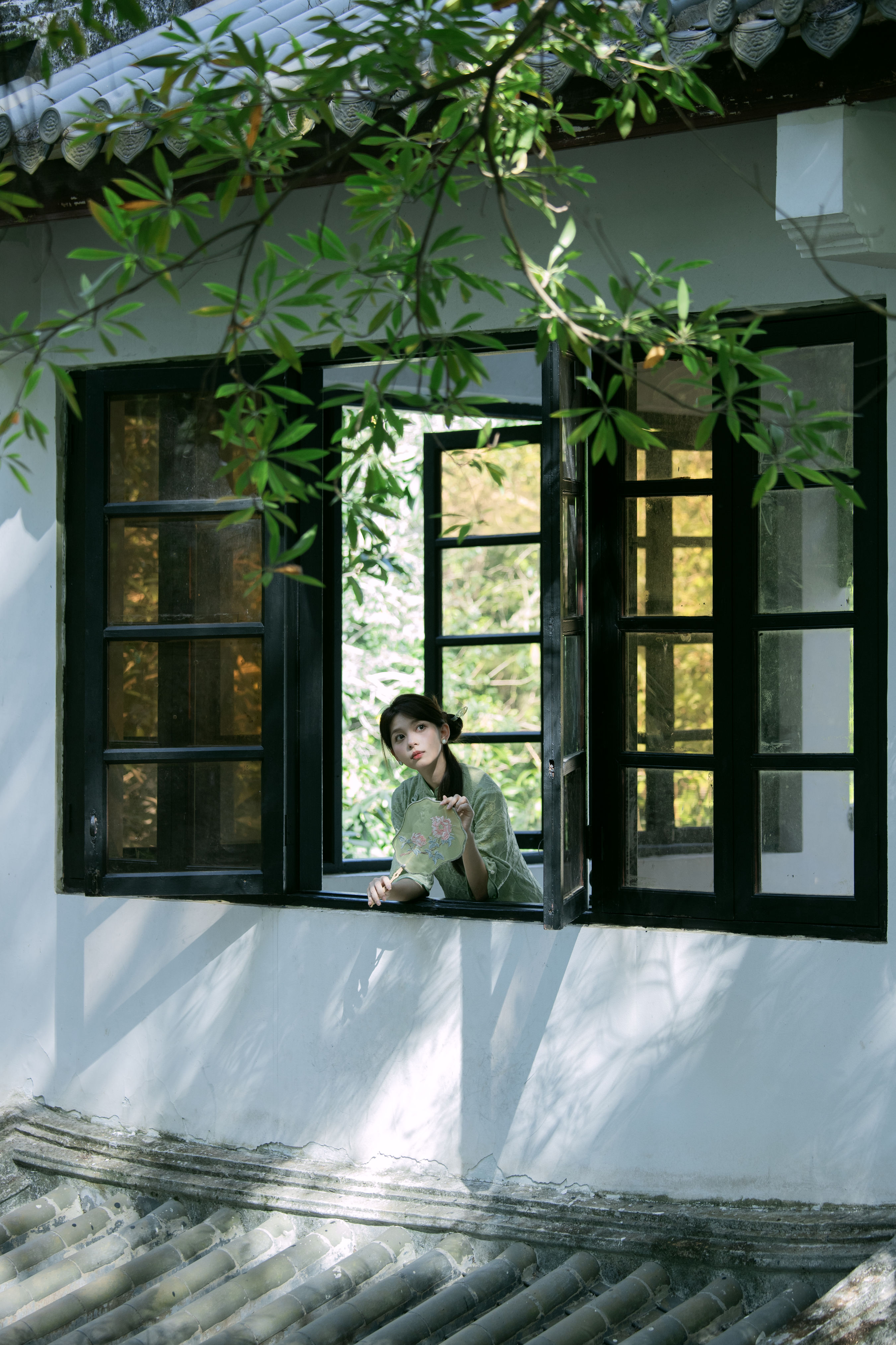 穆木林林_Cookie_《园博园旗袍》美图作品图片1