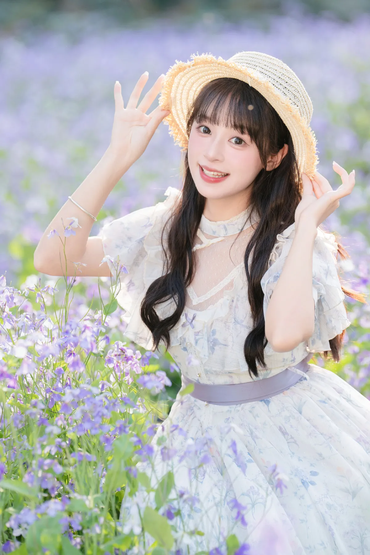西夏_夏芋小年《二月兰花海》美图作品图片5