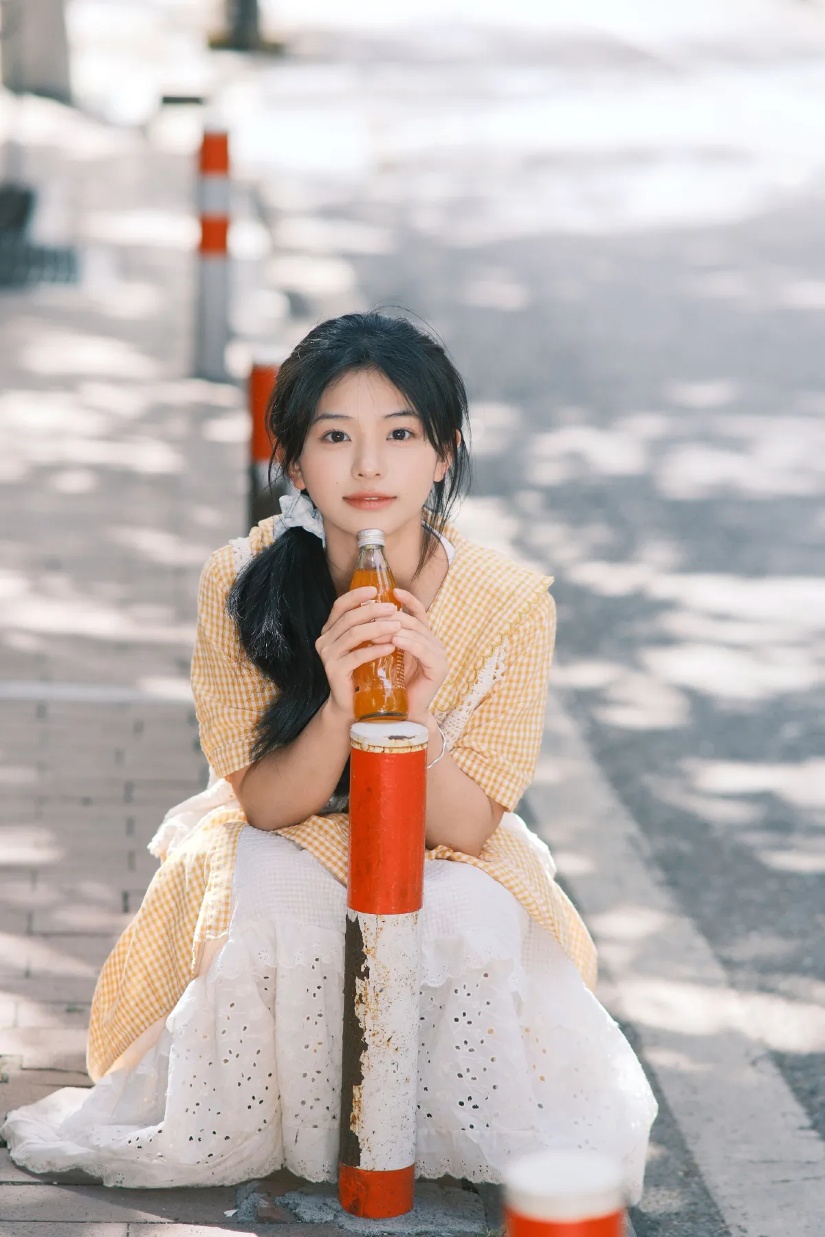 冰葡萄_杨小咩《橙子味的夏天》美图作品图片2