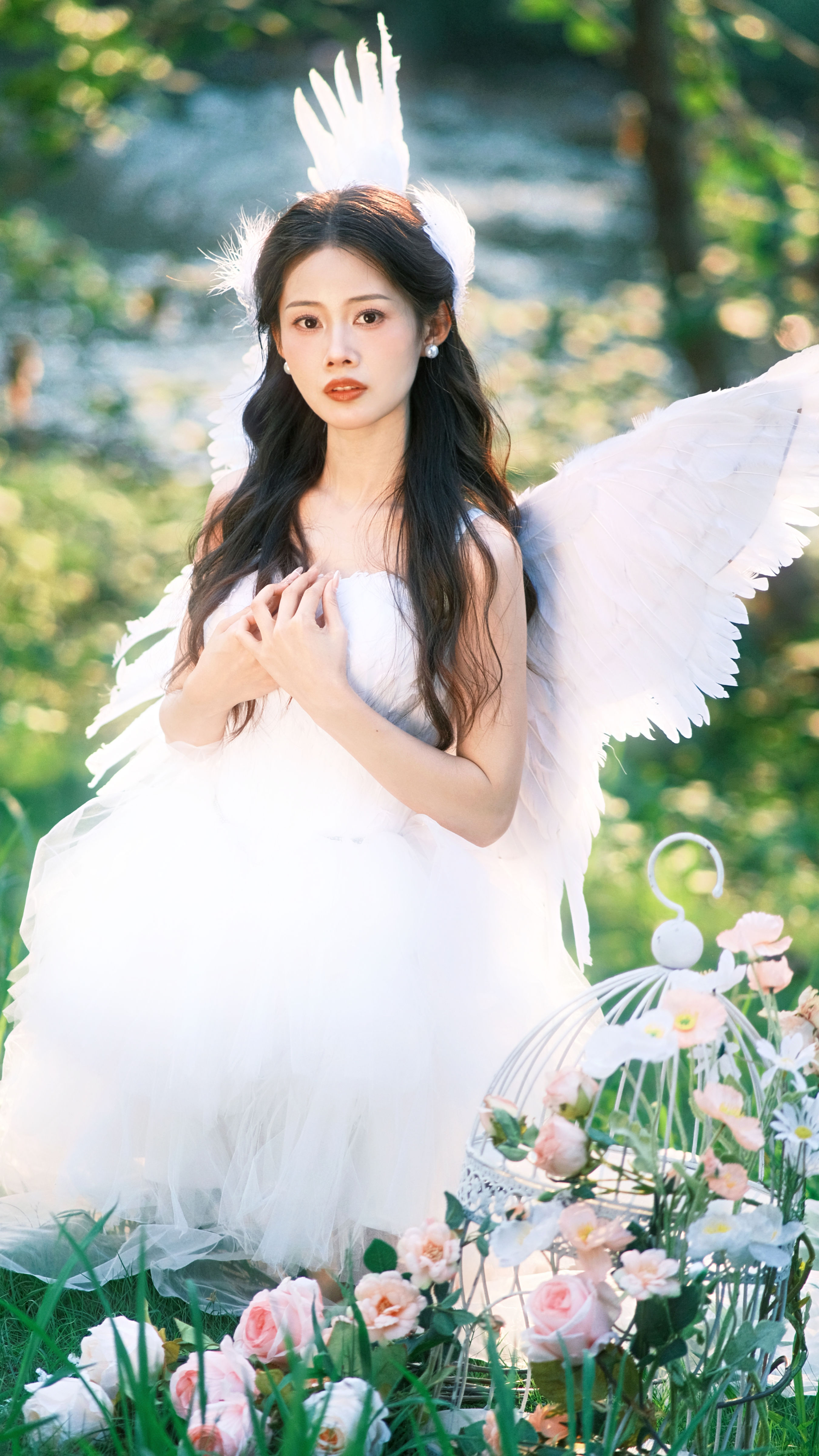 冰葡萄_薯鱼《天使降临》美图作品图片1