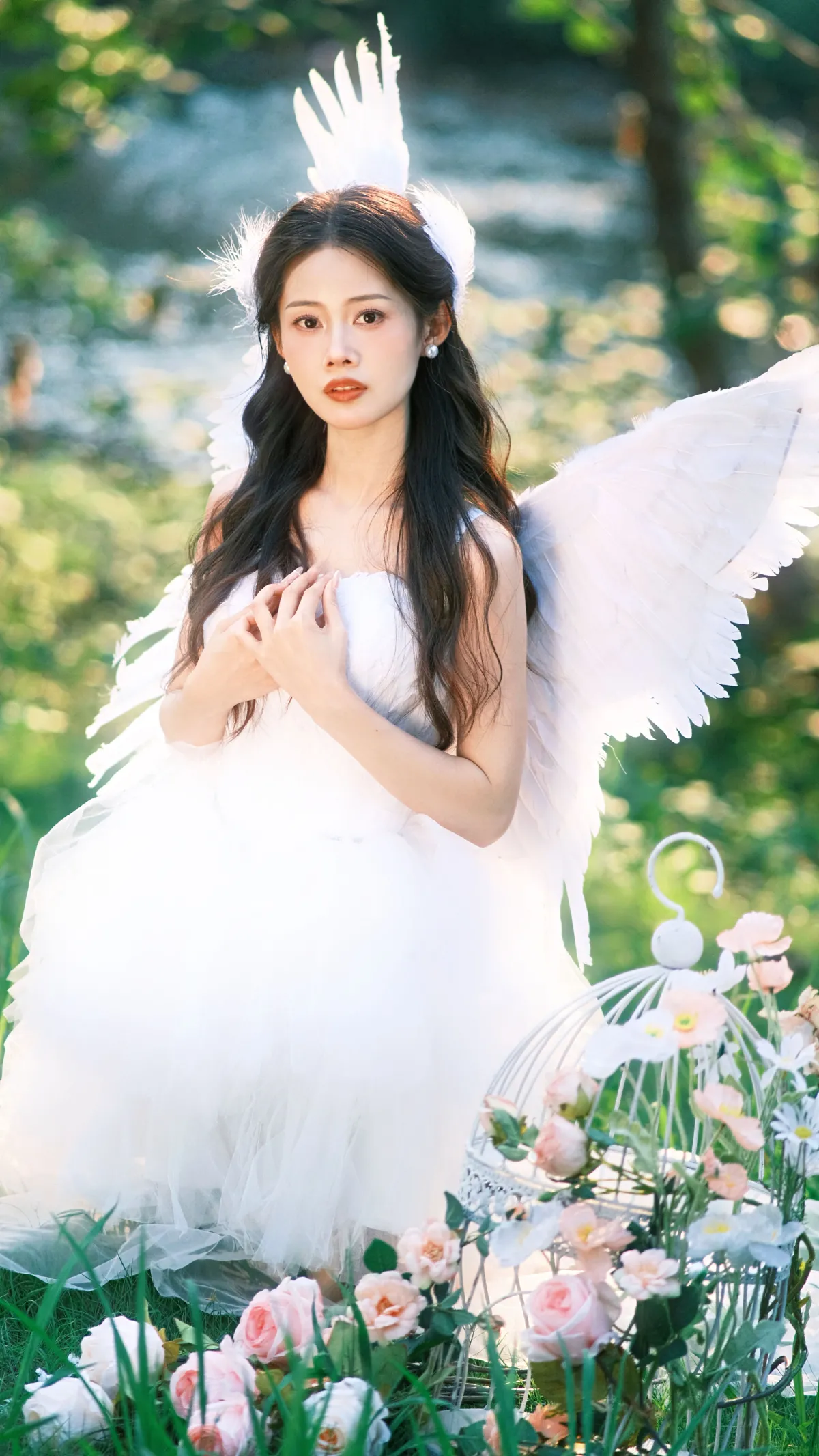 冰葡萄_薯鱼《天使降临》美图作品图片1